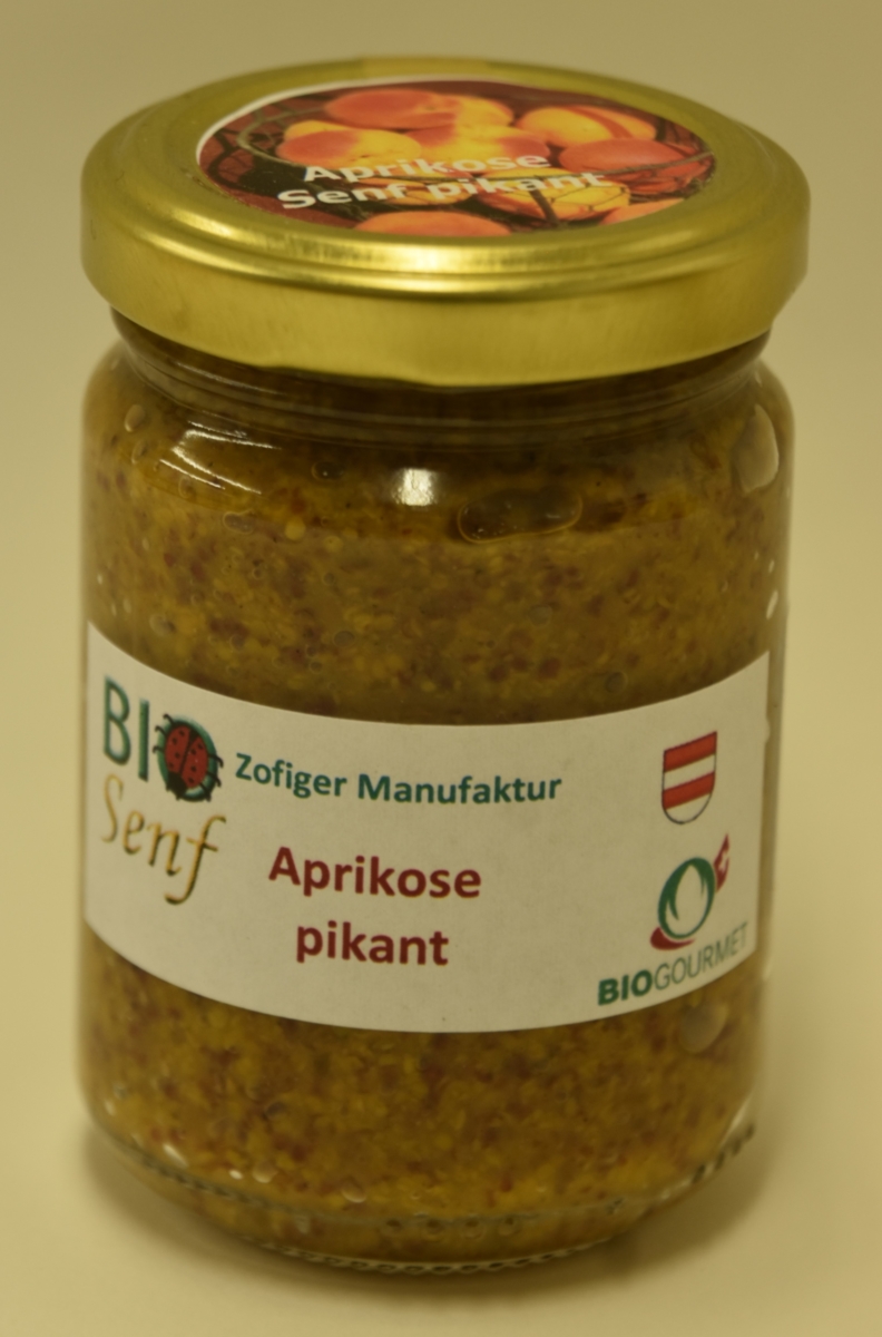 Zofiger Bio-Senf Aprikose pikant