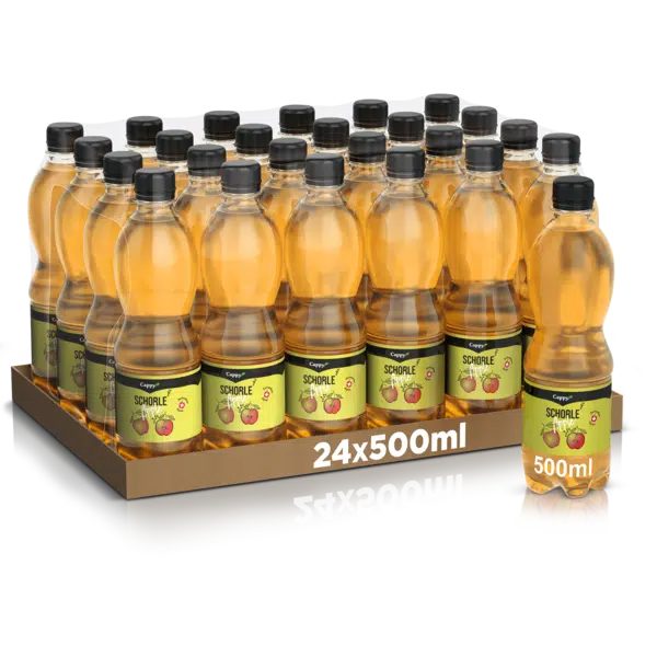 Cappy Apfelschorle 24 x 50 cl PET – Bild 2