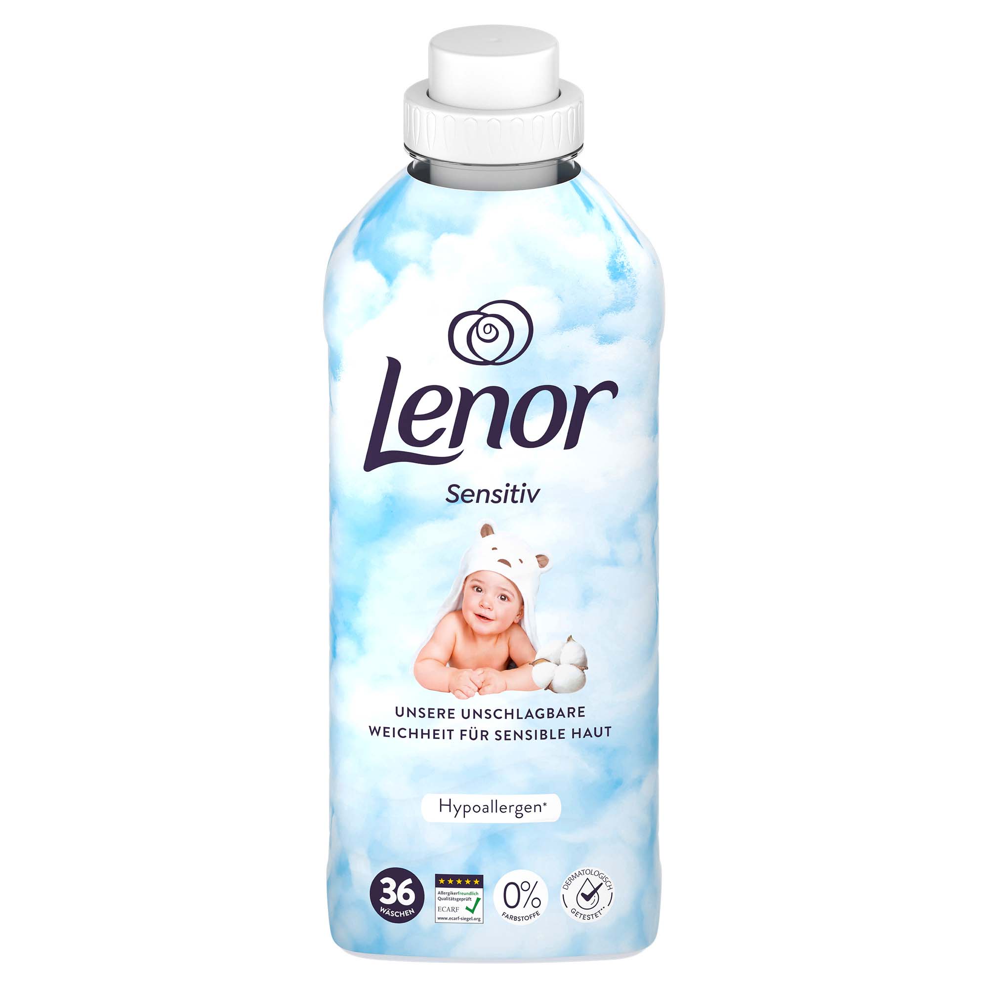 Lenor Weichspüler Sensitiv 36WL 756ml – Bild 2