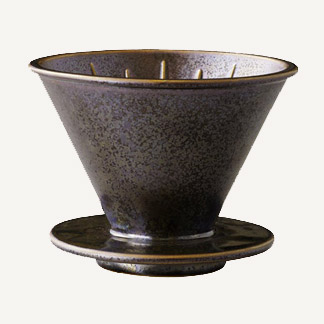 Porzellanfilter schwarz