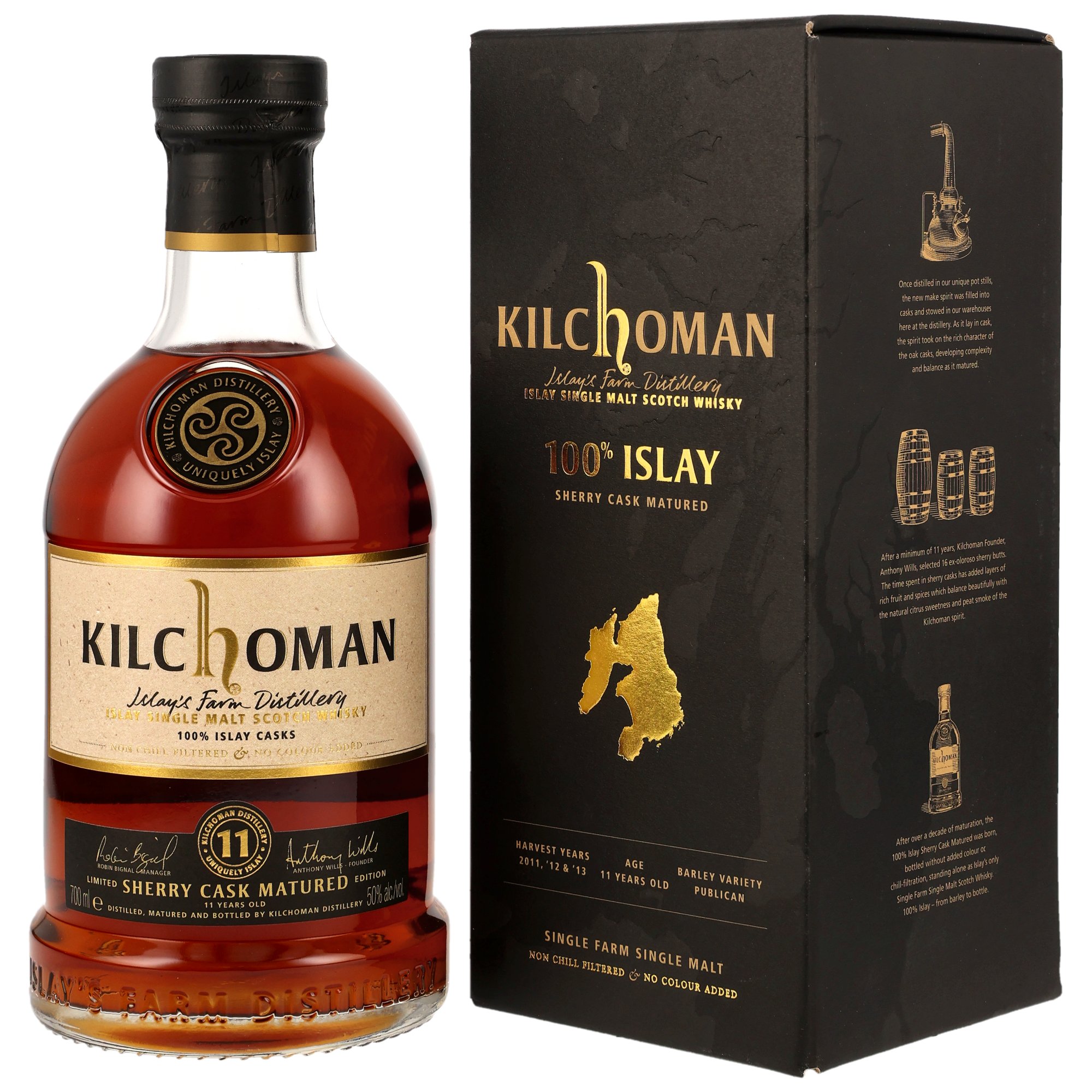 Kilchoman – 100% Islay – 11 Jahre – Sherry Cask – 50,0% – Bild 2