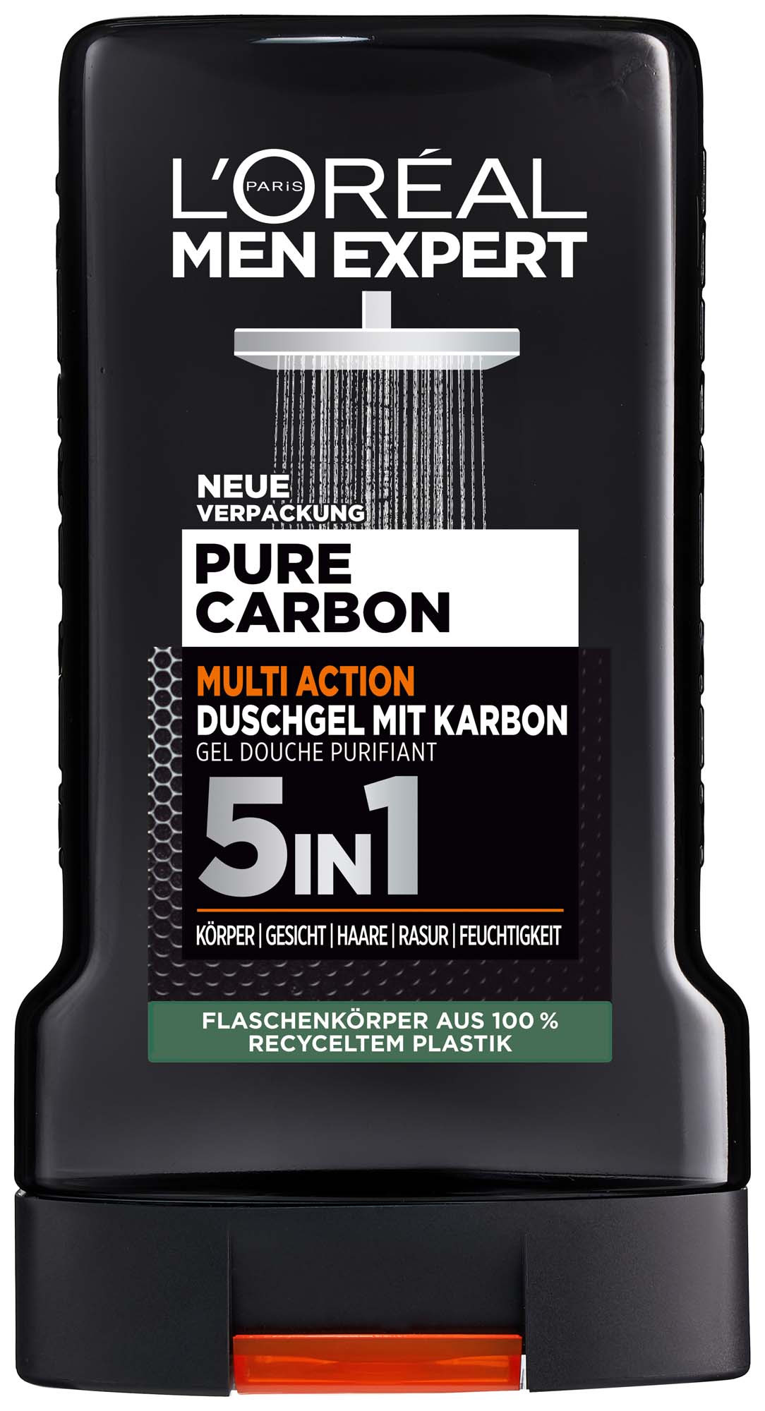 L’Oréal Paris Men Expert Pure Carbon mit Karbon, Multi Action 5in1 250ml
