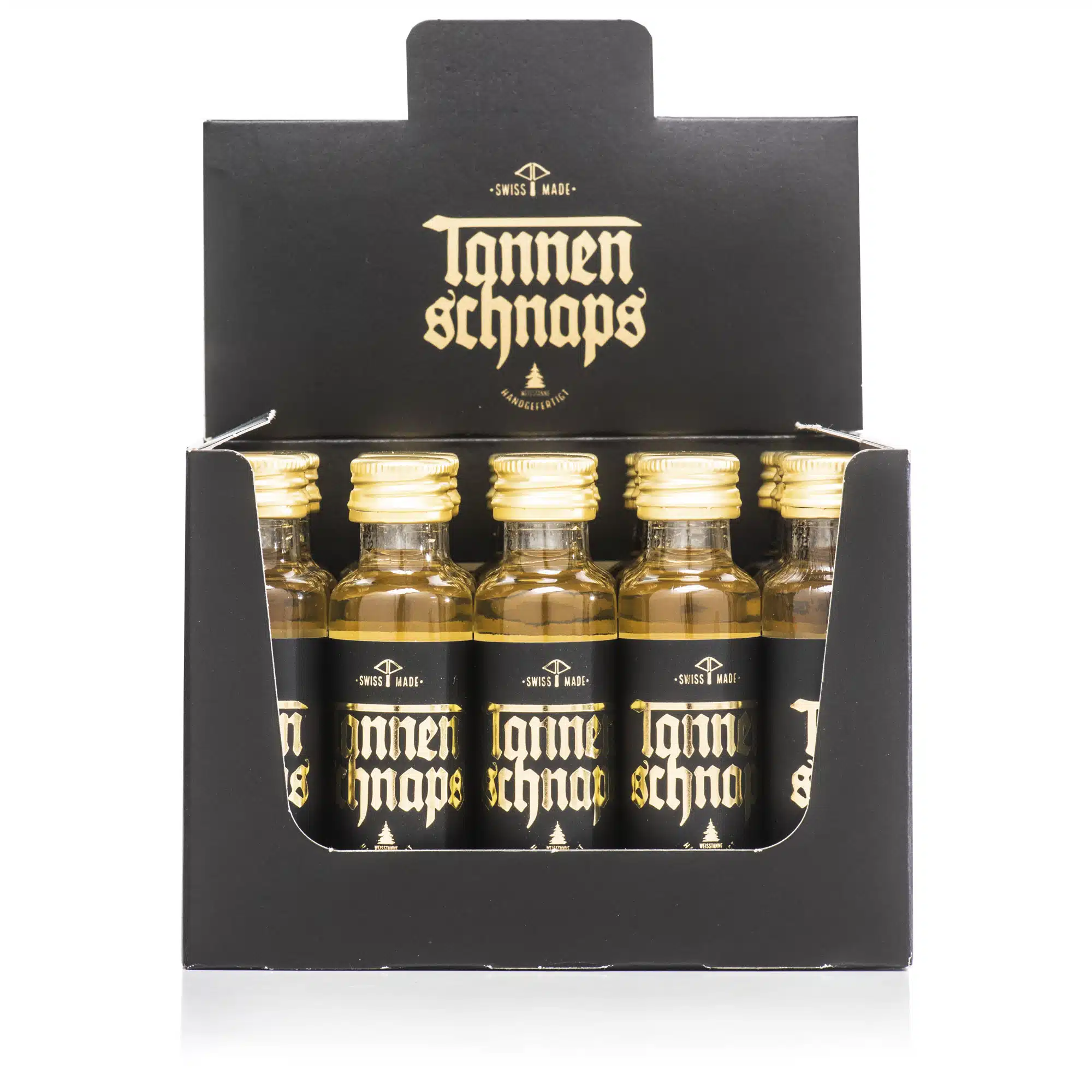 Tannenschnaps 26% Vol. 25x 2cl Schweiz – Bild 2