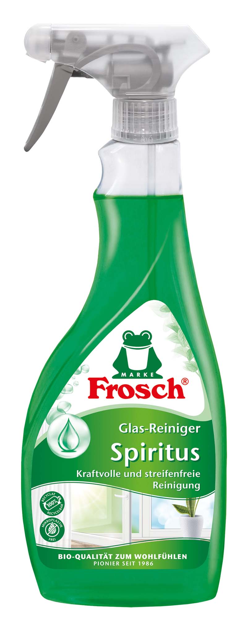 Frosch Glas-Reiniger Spiritus 500ml