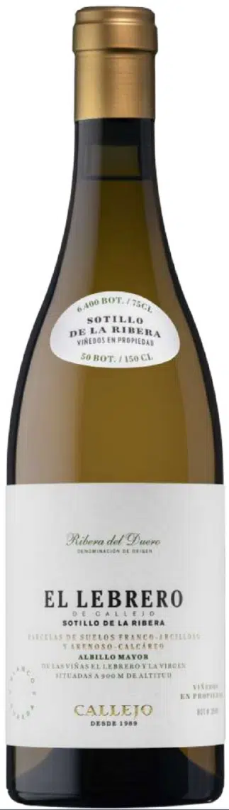 El Lebrero Blanco DO Ribera del Duero 14.9% – 75 cl Spanien 2021 – Bild 2
