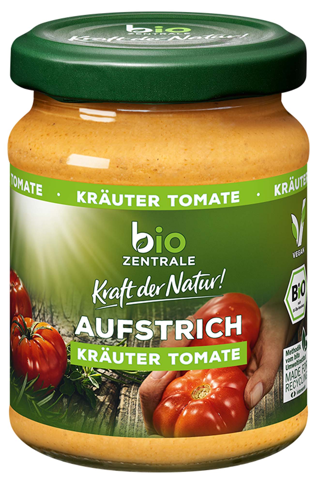 biozentrale Aufstrich Kräuter Tomate 125g