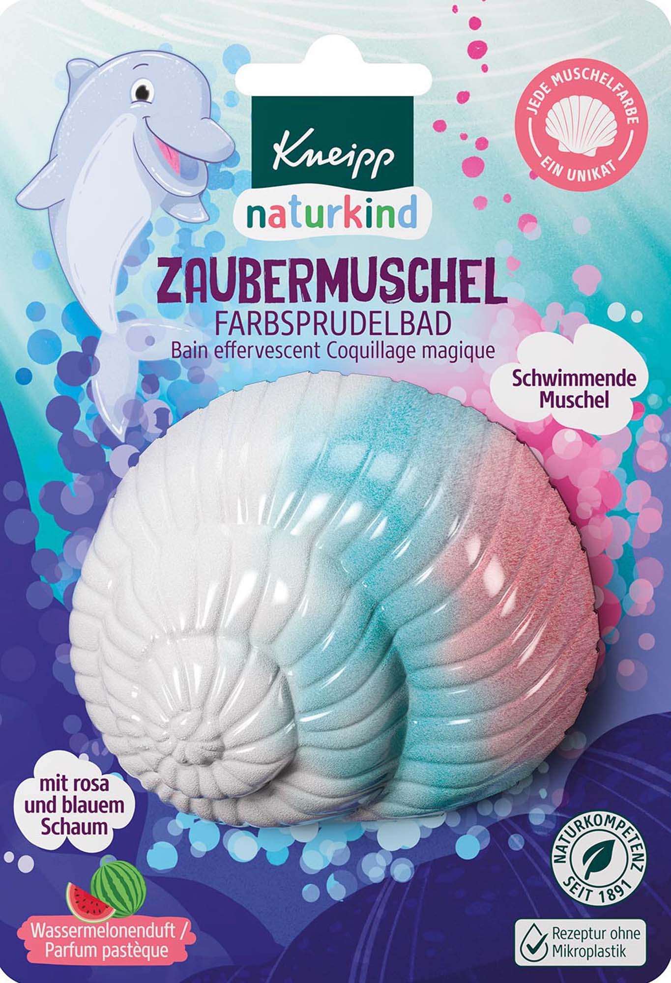 Kneipp Naturkind Zaubermuschel Farbsprudelbad 85g