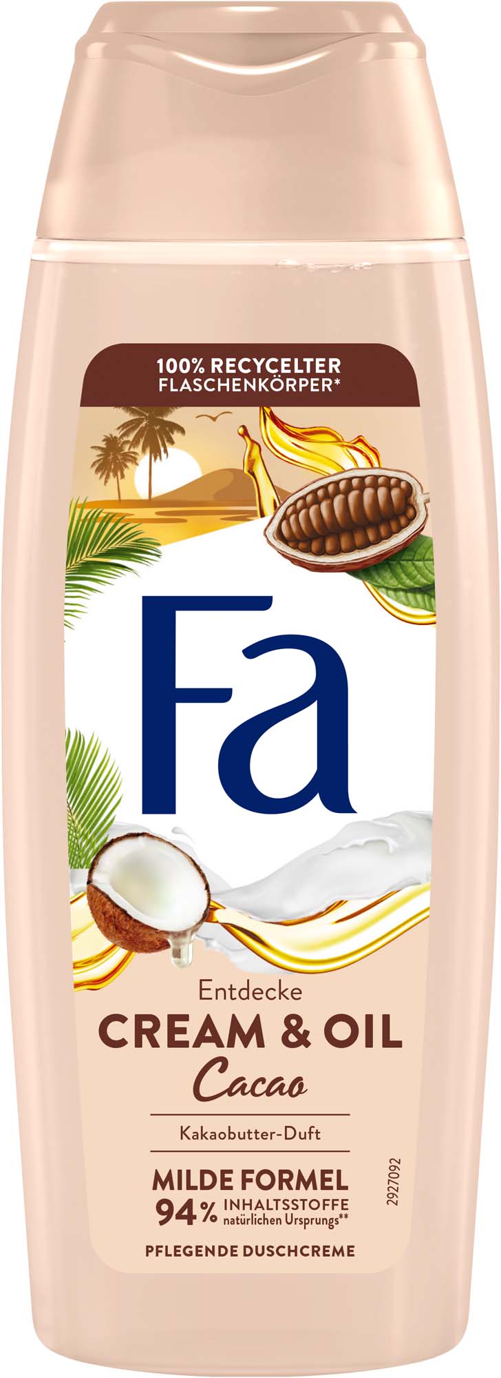 FA Pflegende Duschcreme Entdecke Cream & Oil Kokosnuss 250ml – Bild 2
