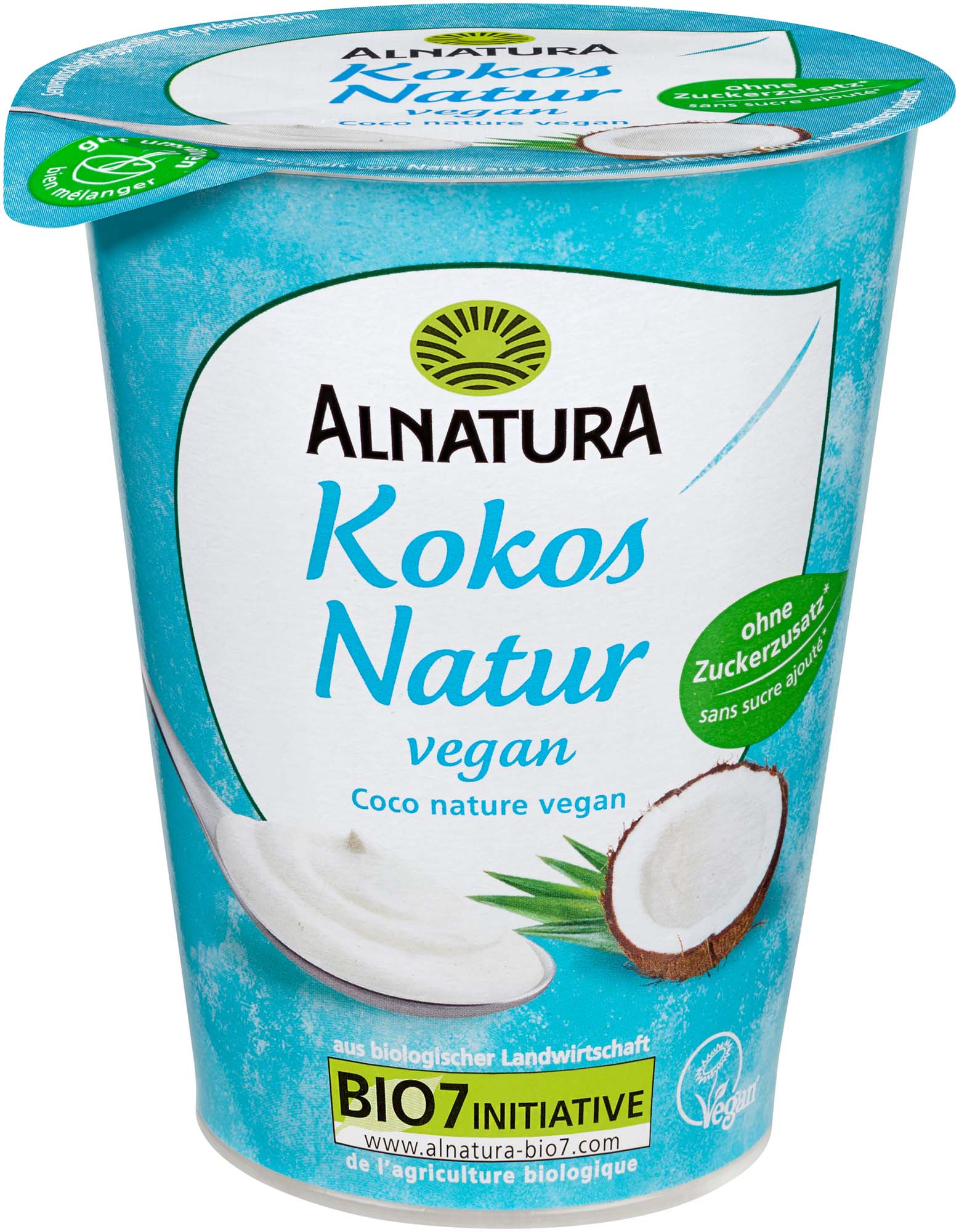 Alnatura Kokos Natur Bio Joghurtalternative 400g – Bild 2