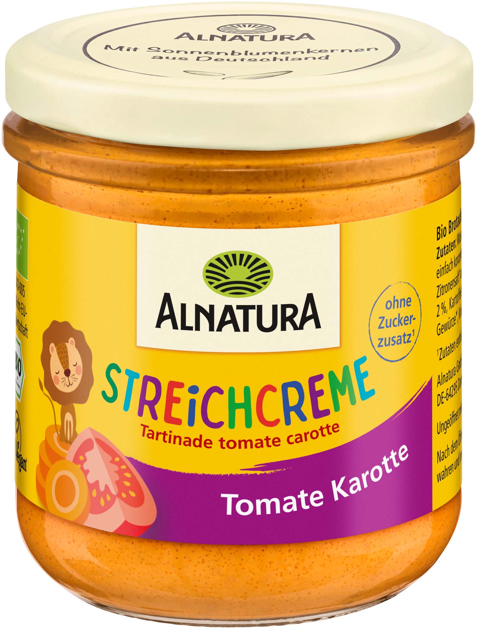 Alnatura Bio Streichcreme Kinder 180g – Bild 2