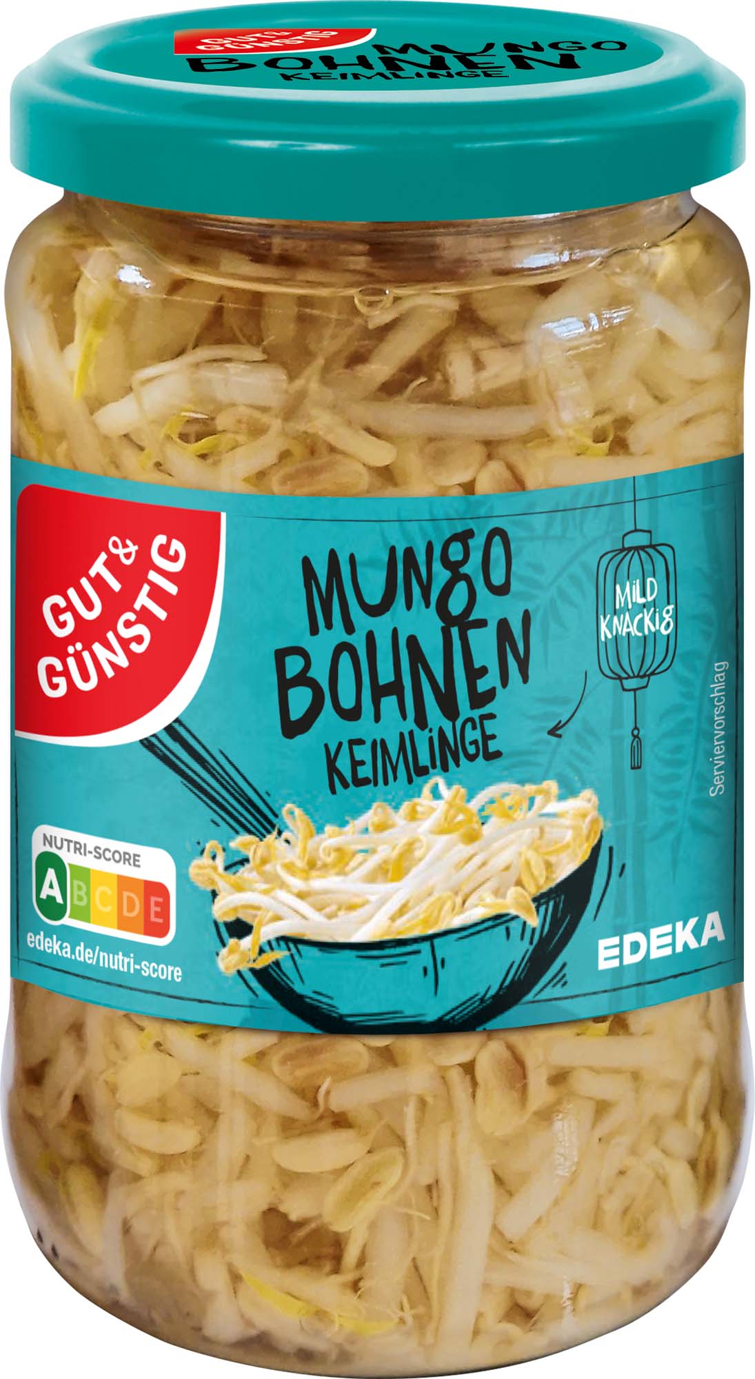 Gut & Günstig Mungobohnenkeimlinge 330g – Bild 2