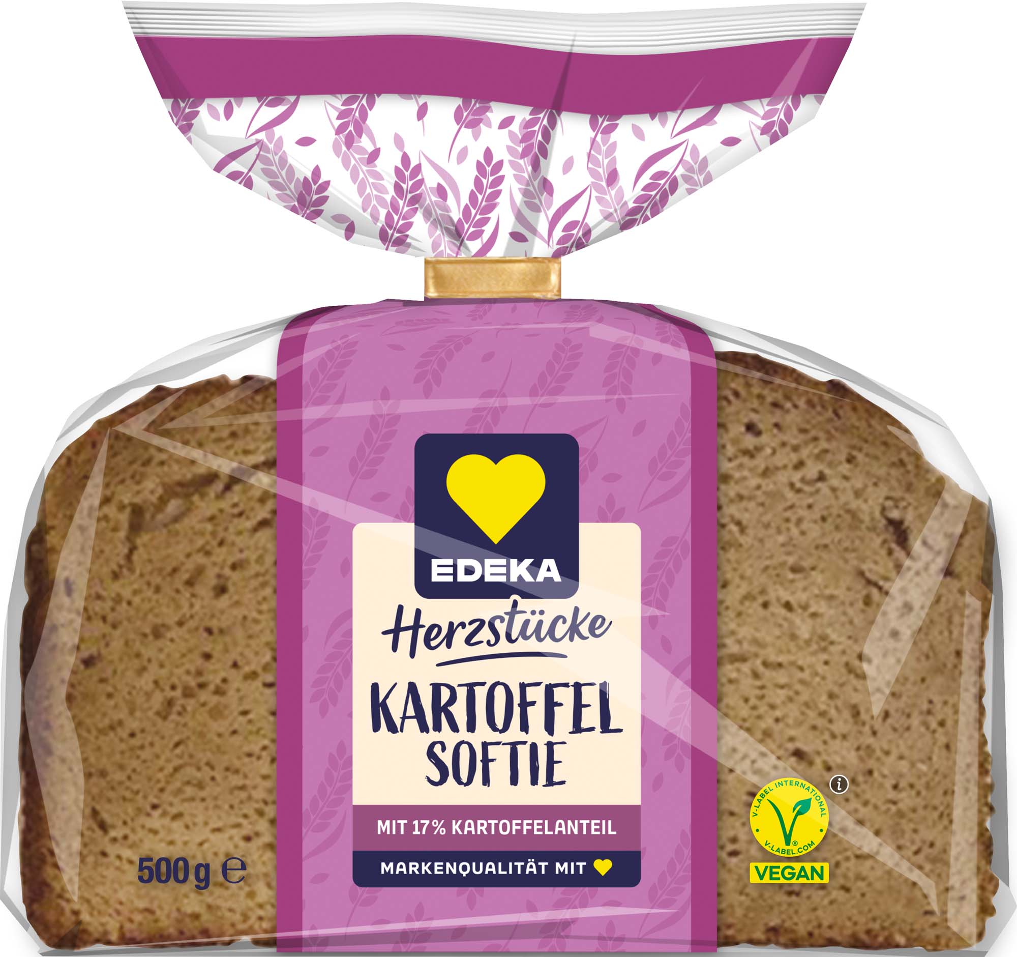 EDEKA Herzstücke Kartoffel Softie Weizen Brot 500g