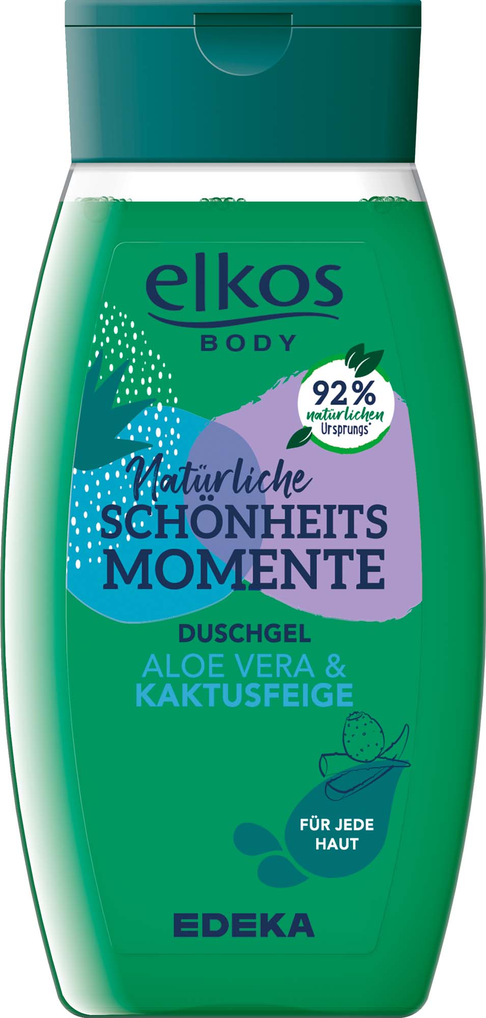 EDEKA elkos Duschgel Schönheitsmomente Aloe vera & Kaktusfeige 250ml
