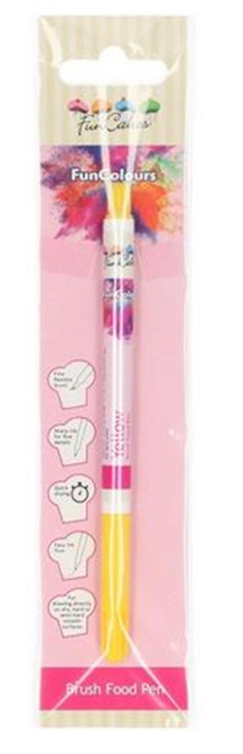 Funcakes Lebensmittelfarbstift Gelb