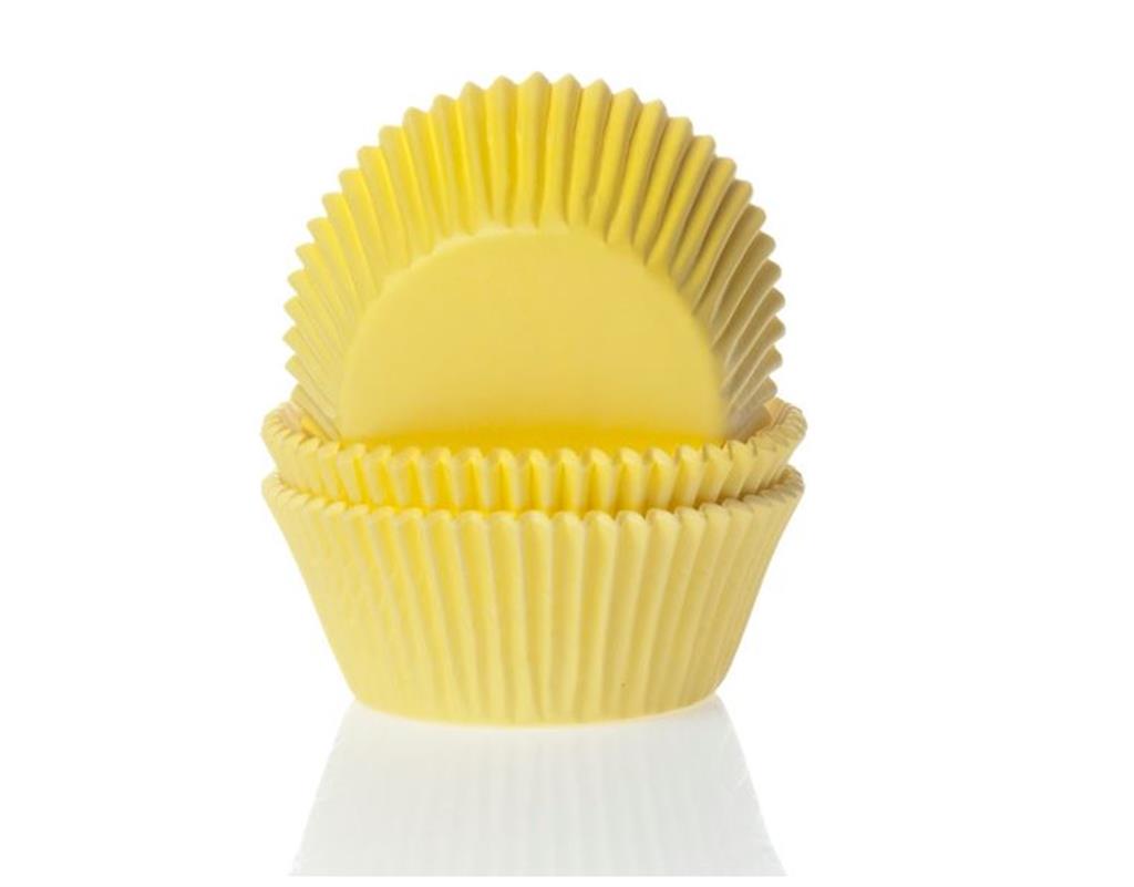 HOM Mini CupCake Cups Gelb 60Stück