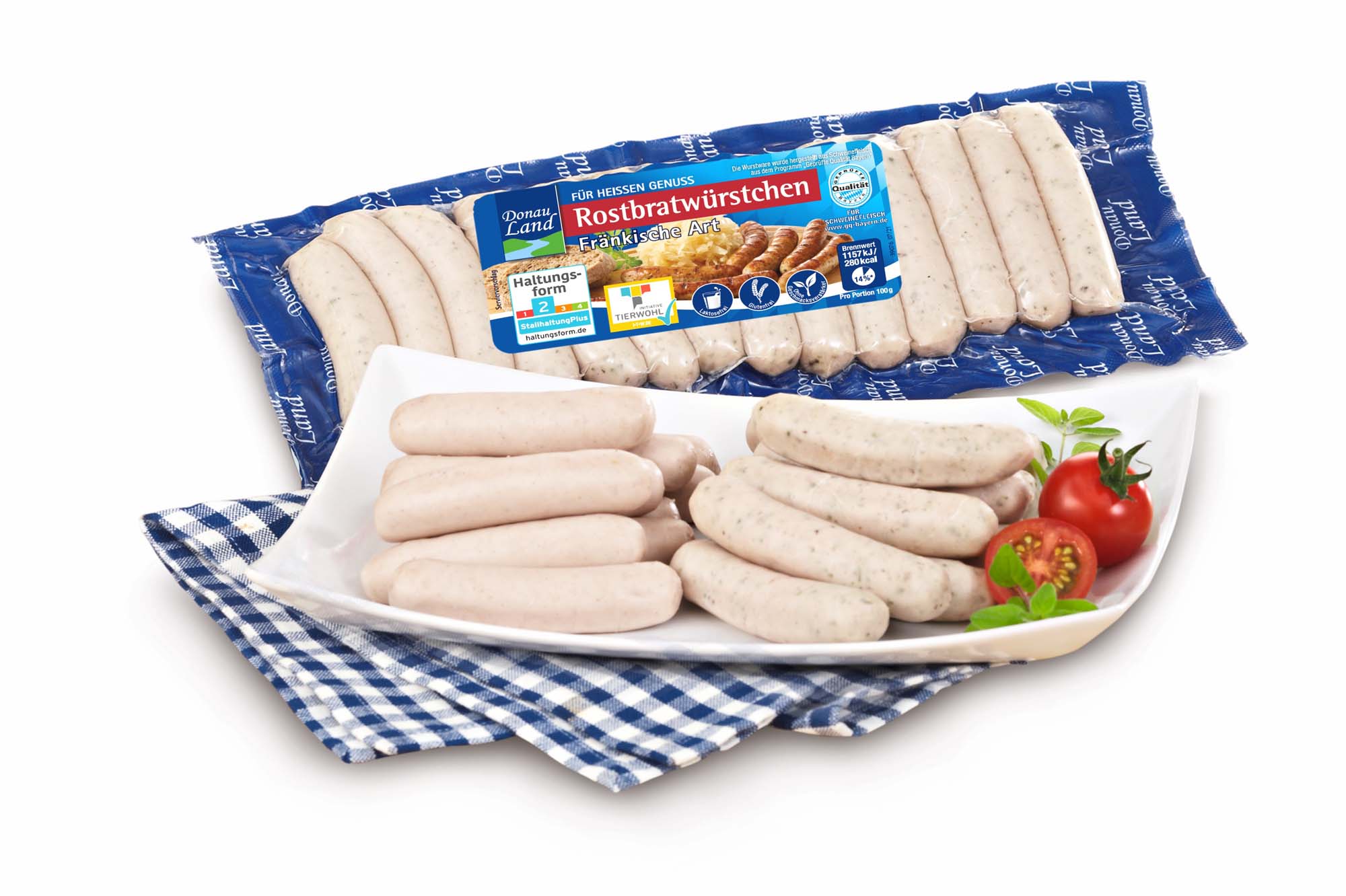 Donauland Rostbratwürstchen Fränkische Art 300g – Bild 2