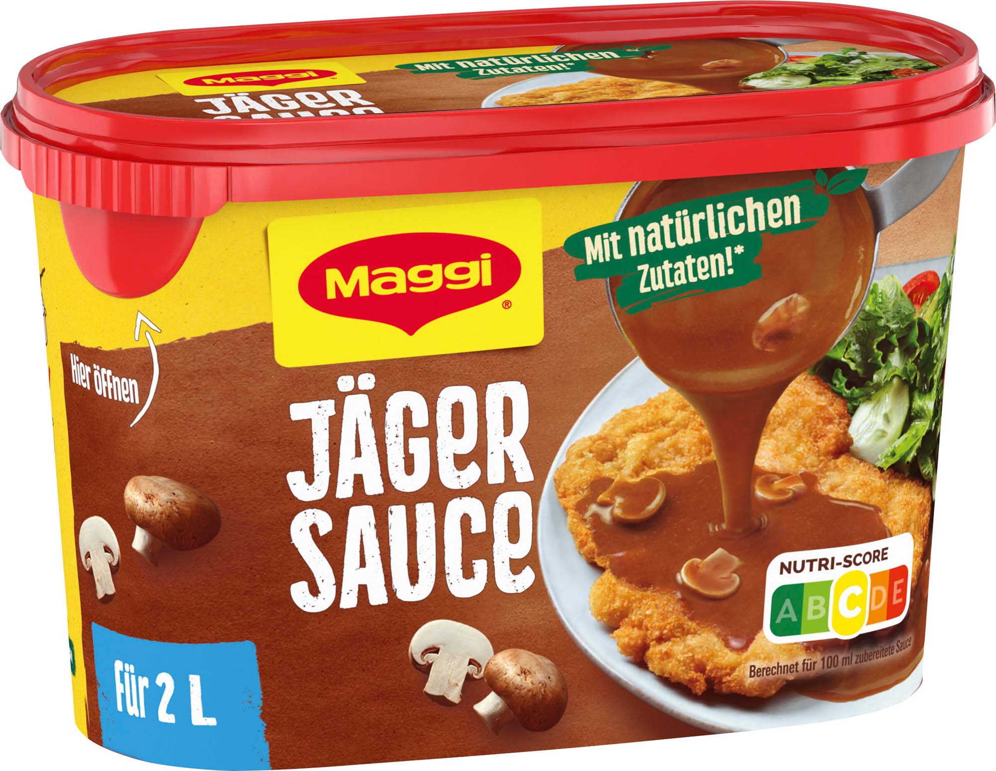 Maggi Delikatess Sauce zu Jäger ergibt 2L