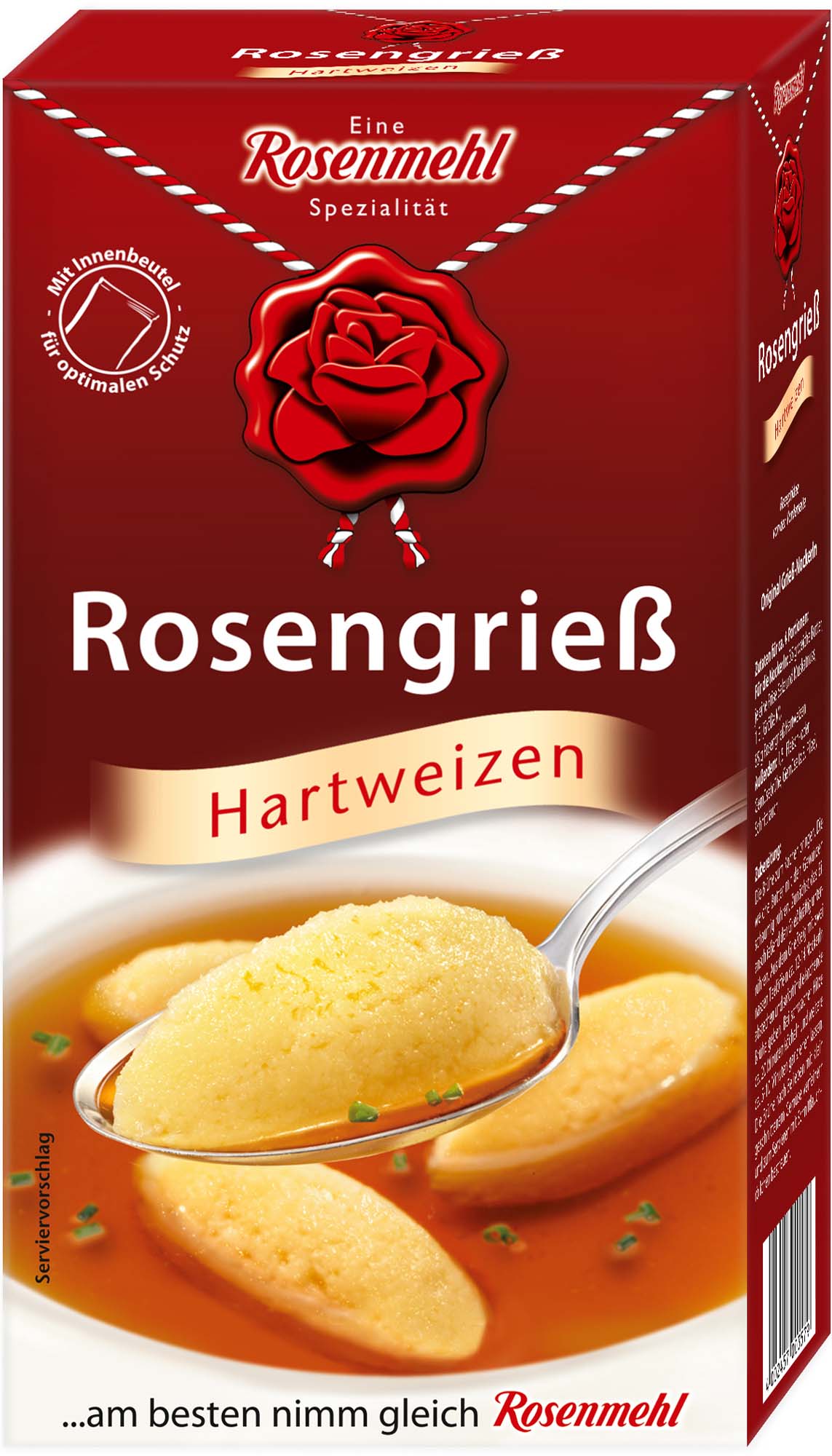 Rosenmehl Hartweizengrieß 500g