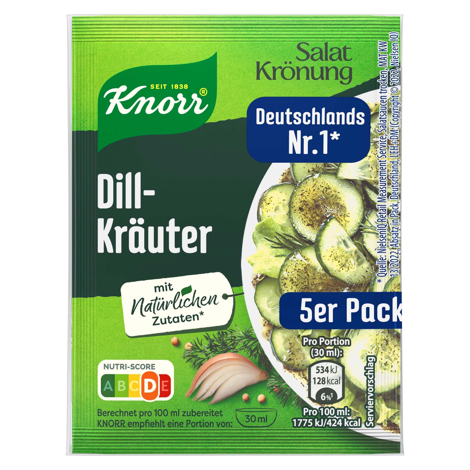 Knorr Salat-Krönung Dill Kräuter 5x9g – Bild 2