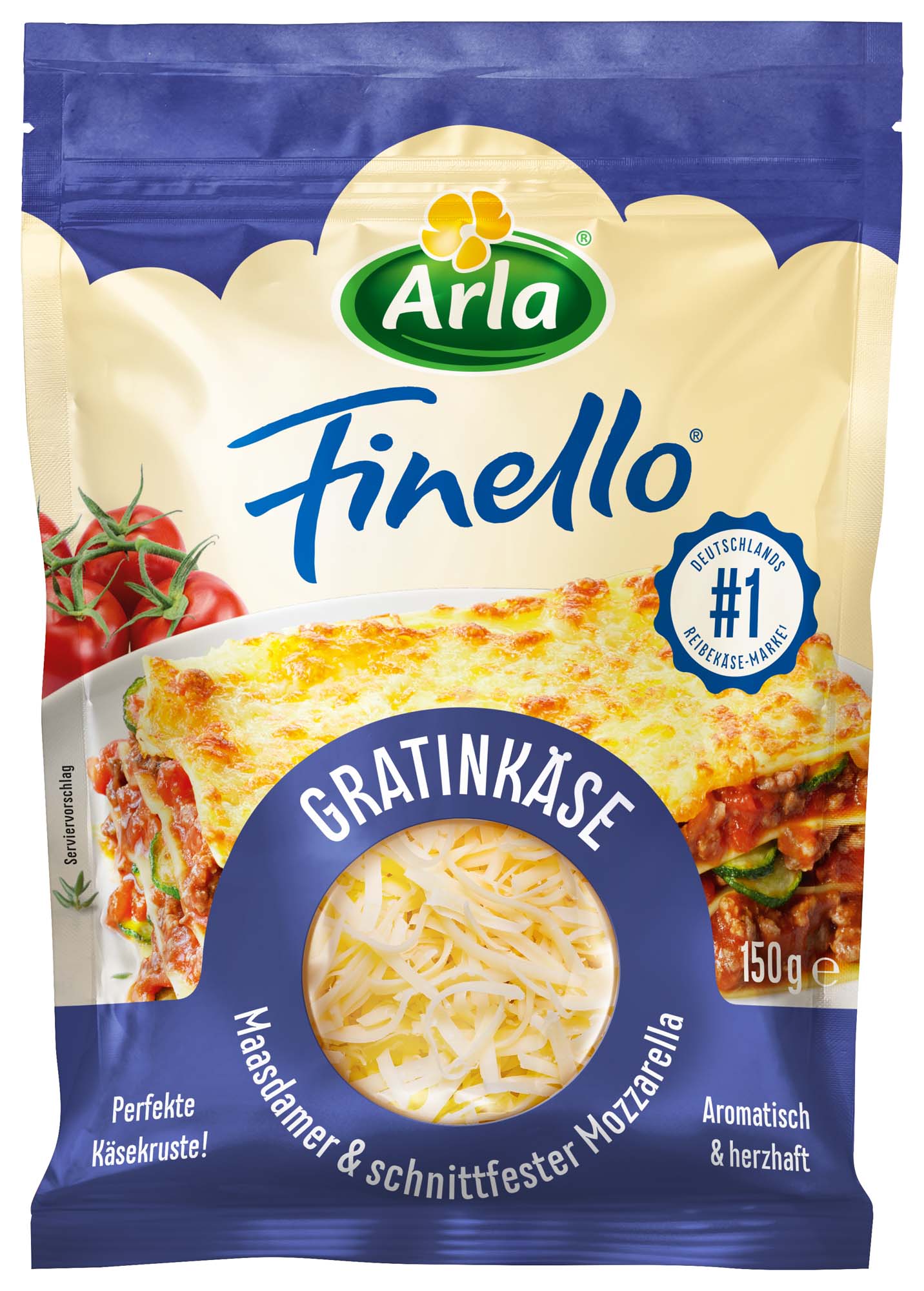Arla Finello Gratinkäse 43% 150g – Bild 2