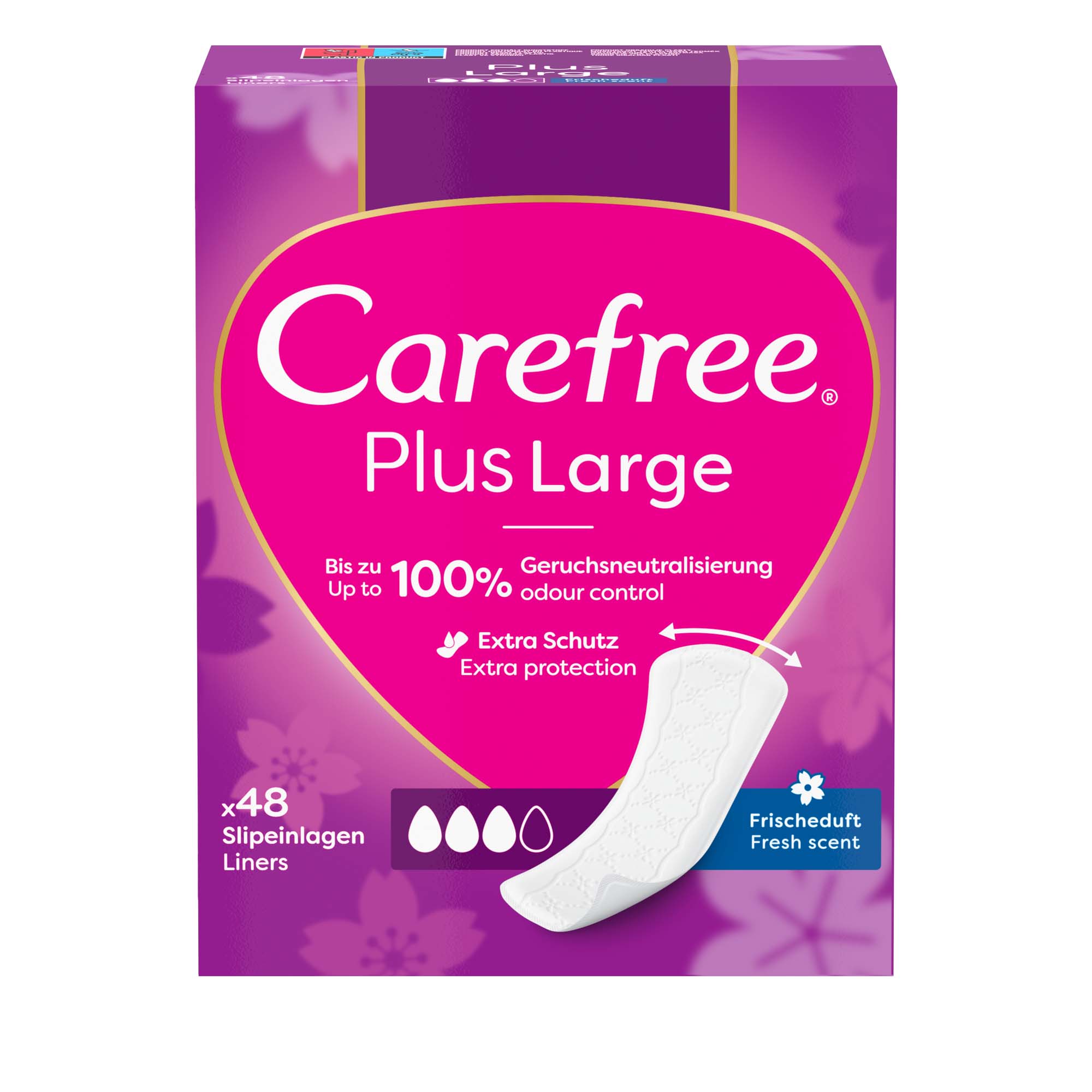 Carefree Plus Large Frischeduft  48ST – Bild 2