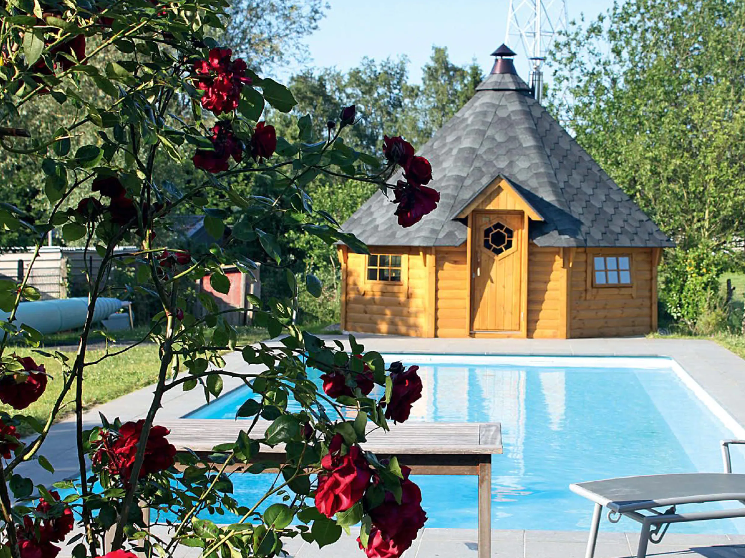 Premium Grillhütte / Grillkota 14,9 m² aus Holz – Bild 3