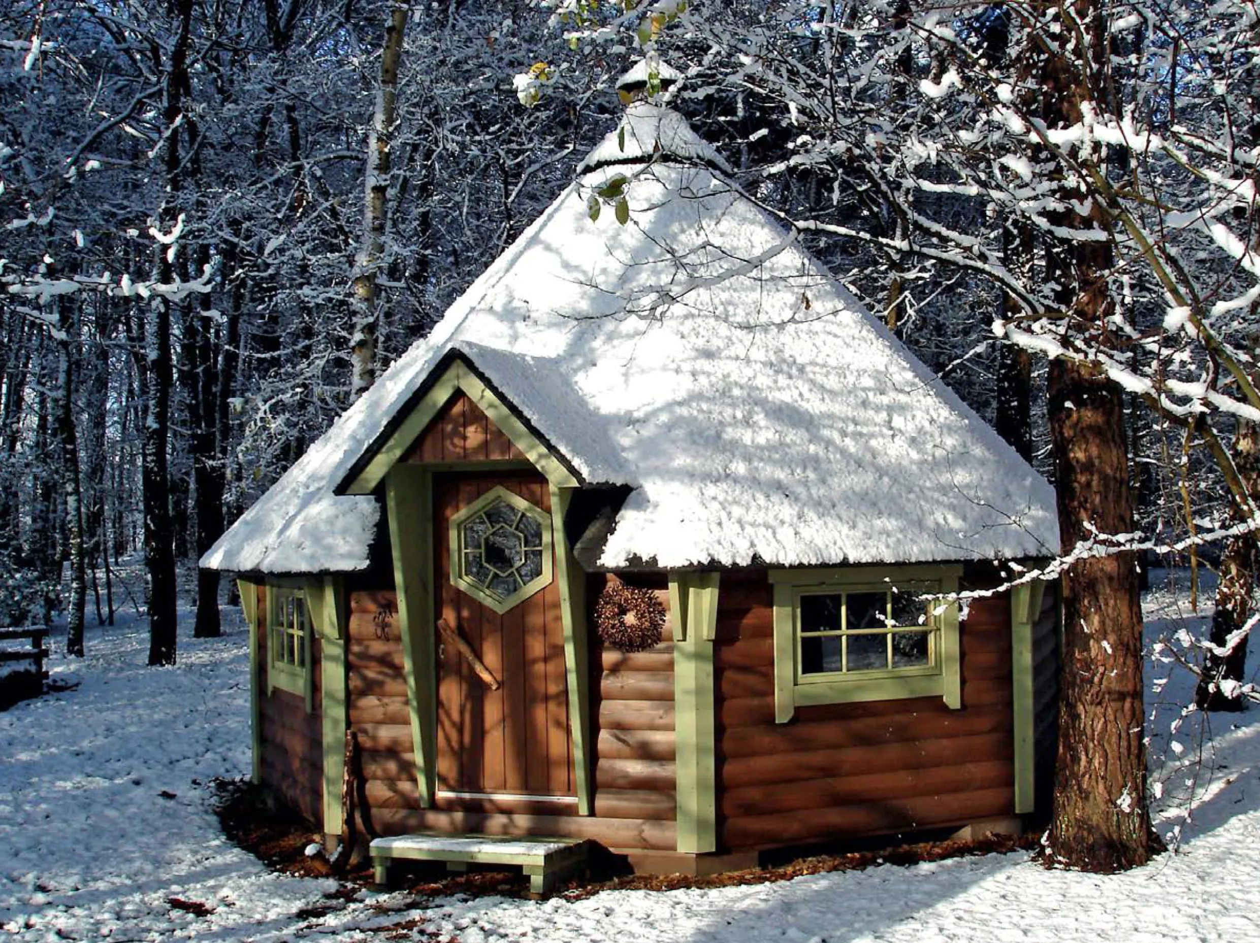 Premium Grillhütte / Grillkota 17 m² aus Holz – Bild 3