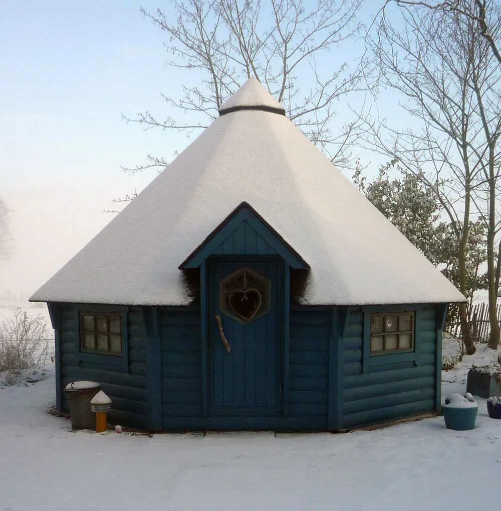 Premium Grillhütte / Grillkota 14,9 m² aus Holz – Bild 8