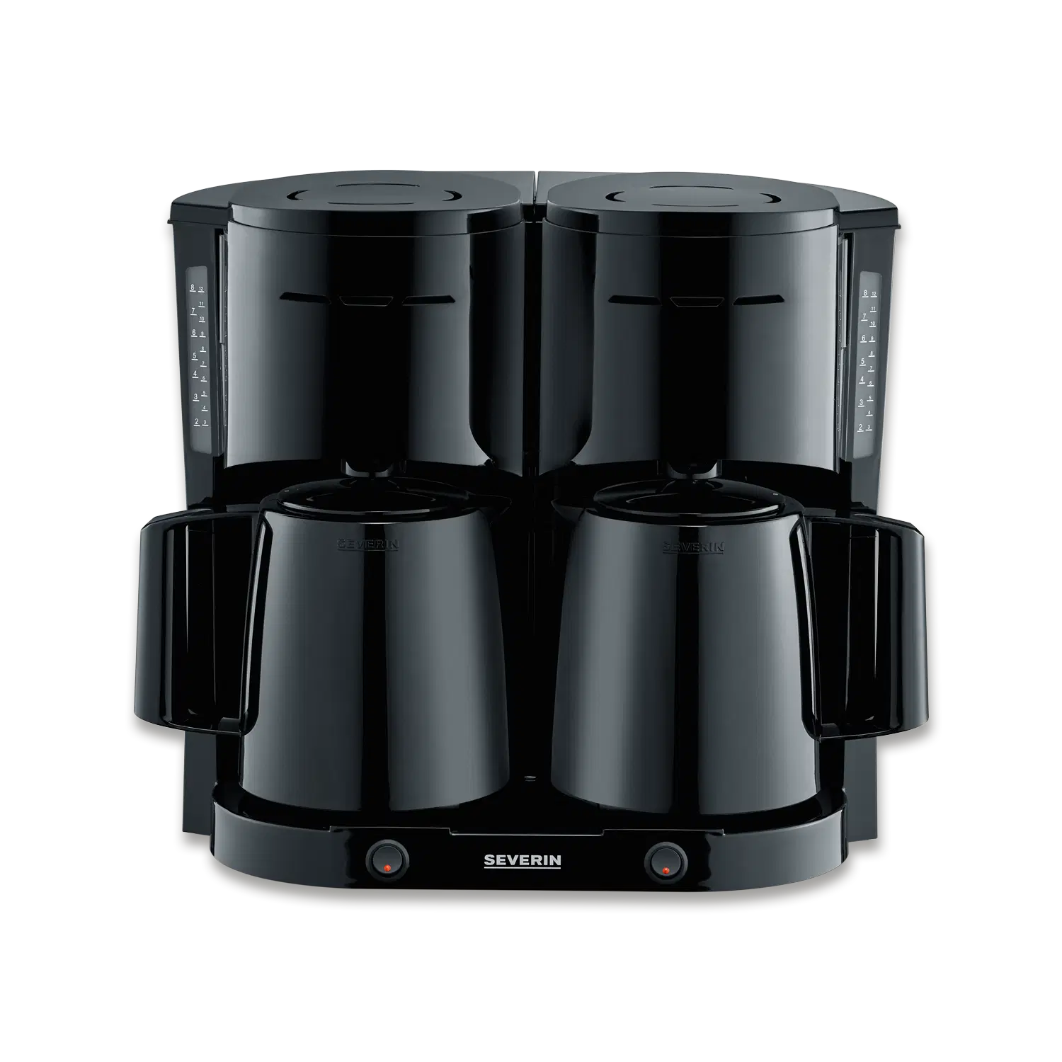 Duo filter coffee maker with 2 thermos jugs