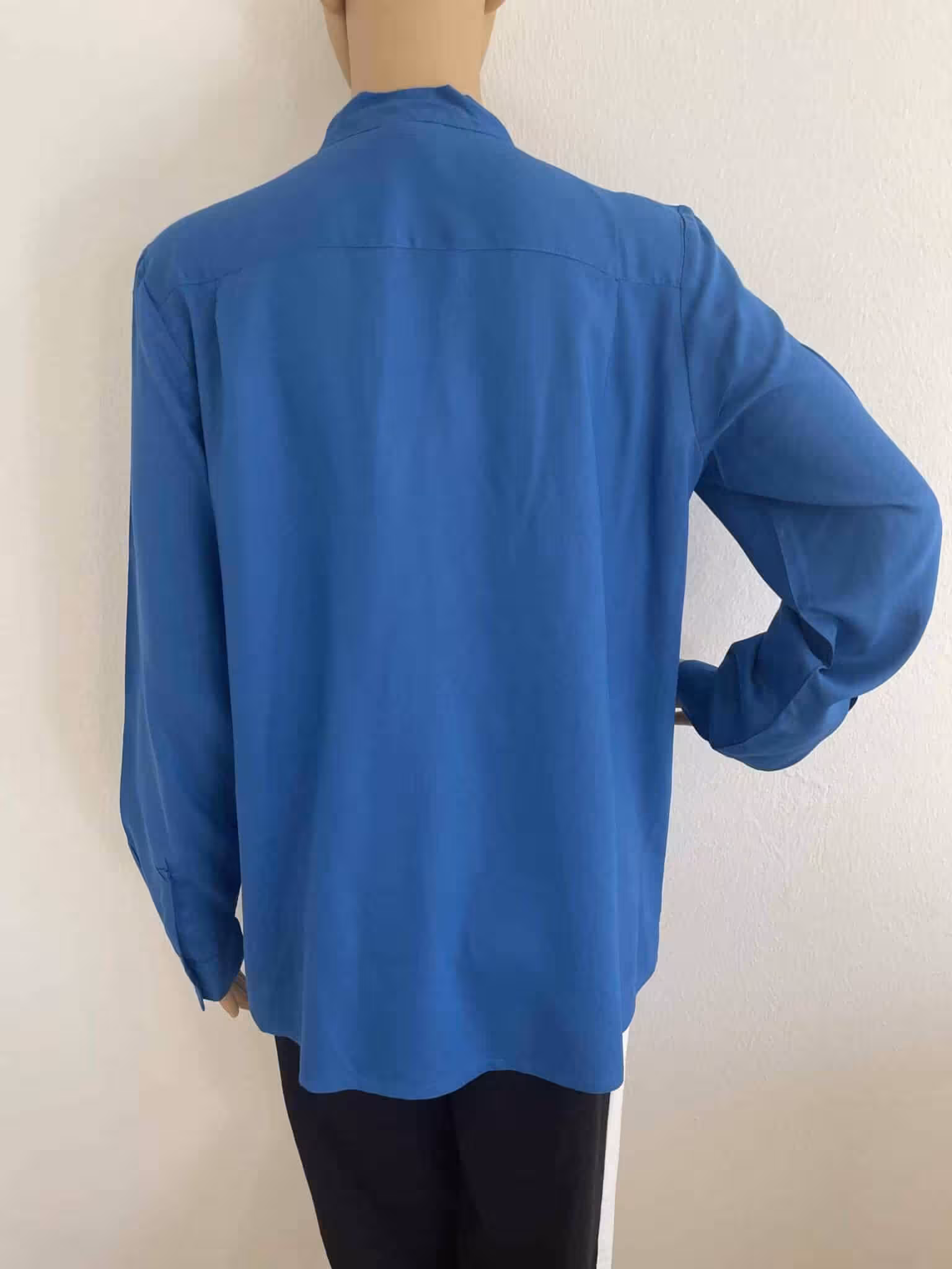 Laura Scott Langarmbluse mit Schluppe, in Blau, Gr.38 – Bild 6