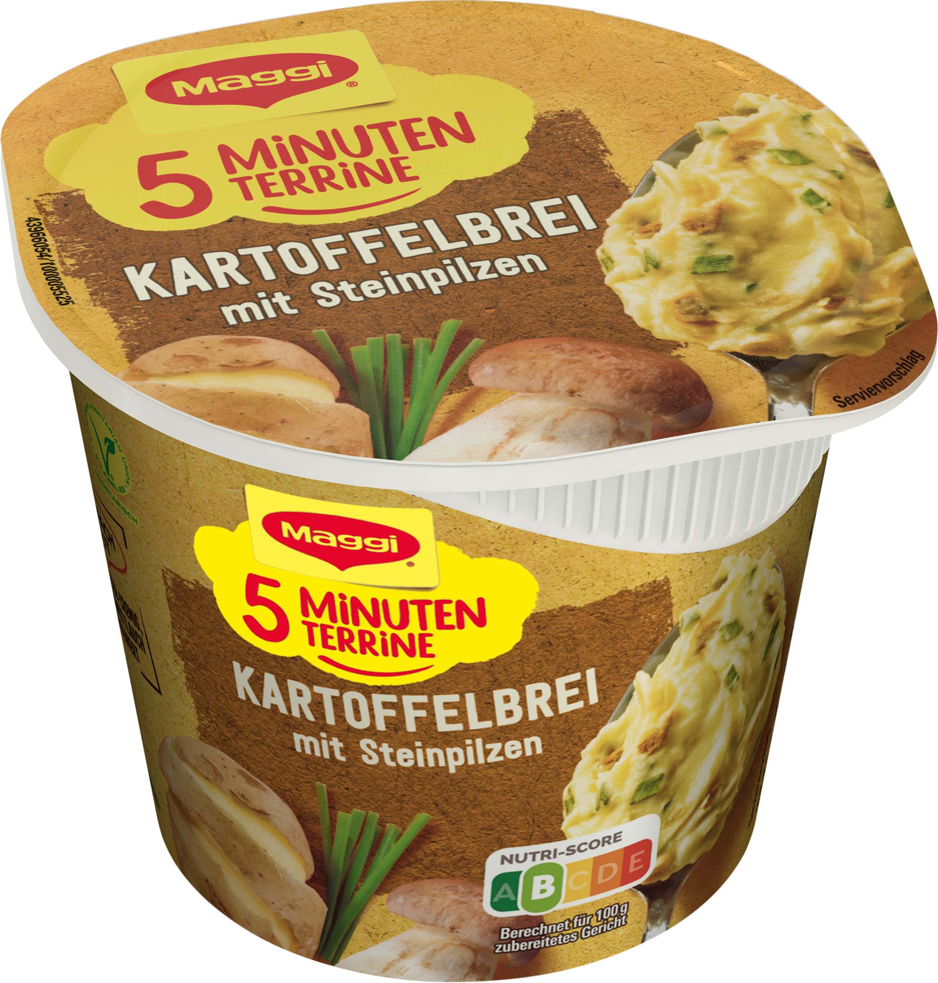 Maggi 5 Minuten Kartoffelbrei mit Steinpilzen 43g – Bild 2