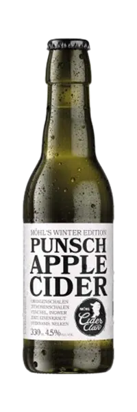 Möhl Punsch Apple Cider 4.5% – 6 x 33 cl EW Flasche – Bild 2
