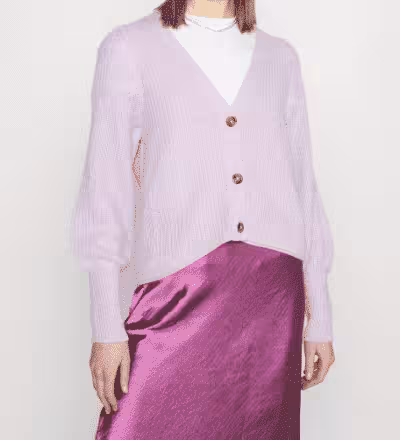 ONLY ONLNICOYA CLARE CARDIGAN, in Lavender Frost, Größe XS – Bild 3