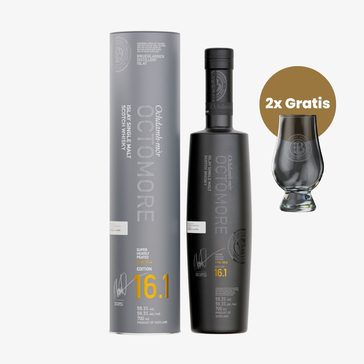 Octomore 16.1 Super Heavily Peated Islay Single Malt 59,3% Vol. 0,7l in Tinbox – Bild 2