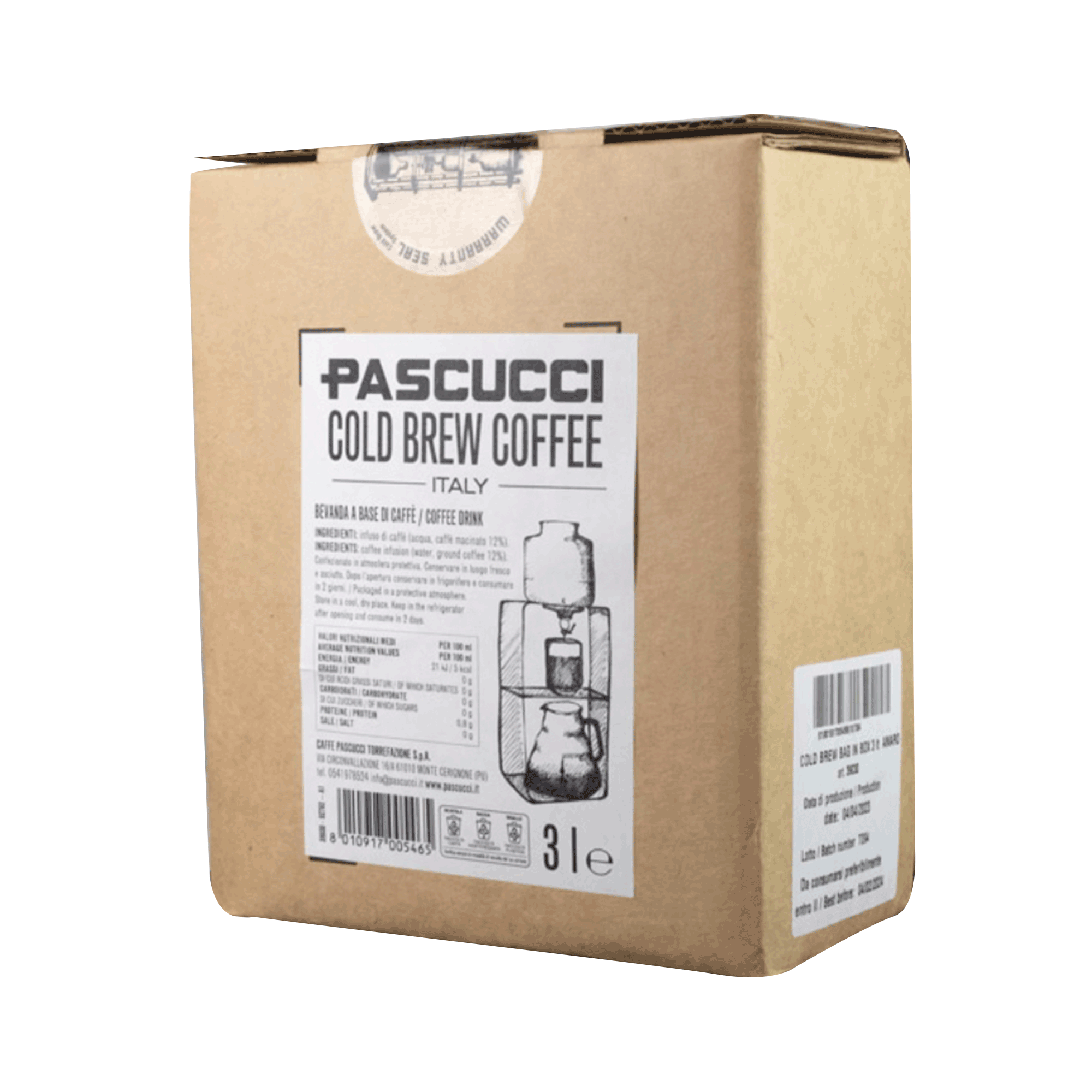 Cold Brew Bag in Box 3l