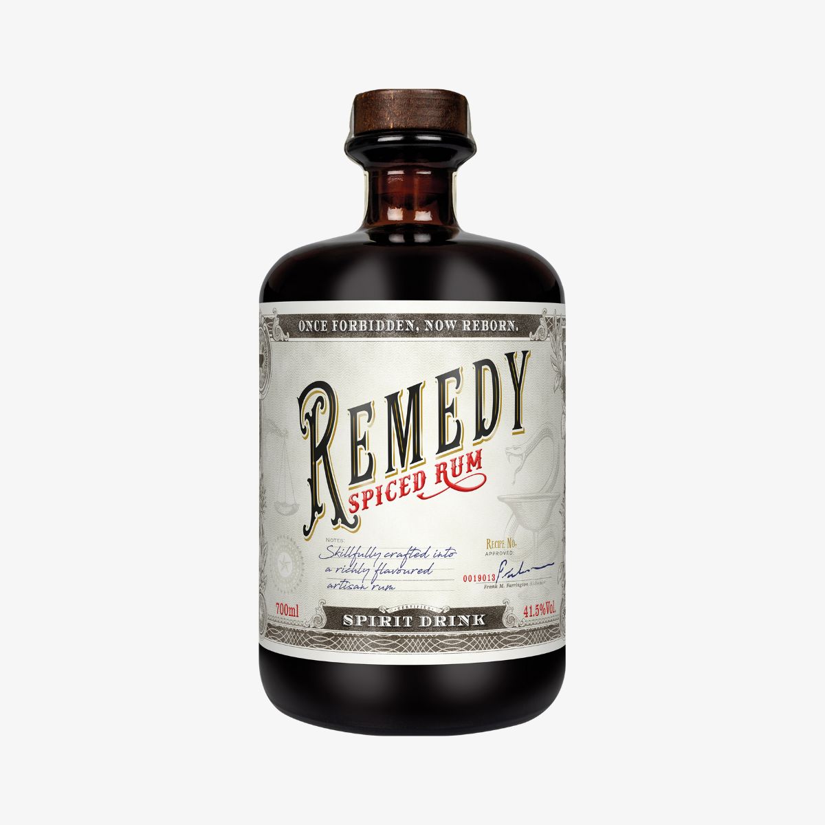 Remedy Spiced Rum 41,5% Vol. 0,7l – Bild 2