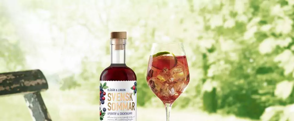 Saturnus Svensk Sommar Blaubeere & Preiselbeere 20% vol. – Bild 4