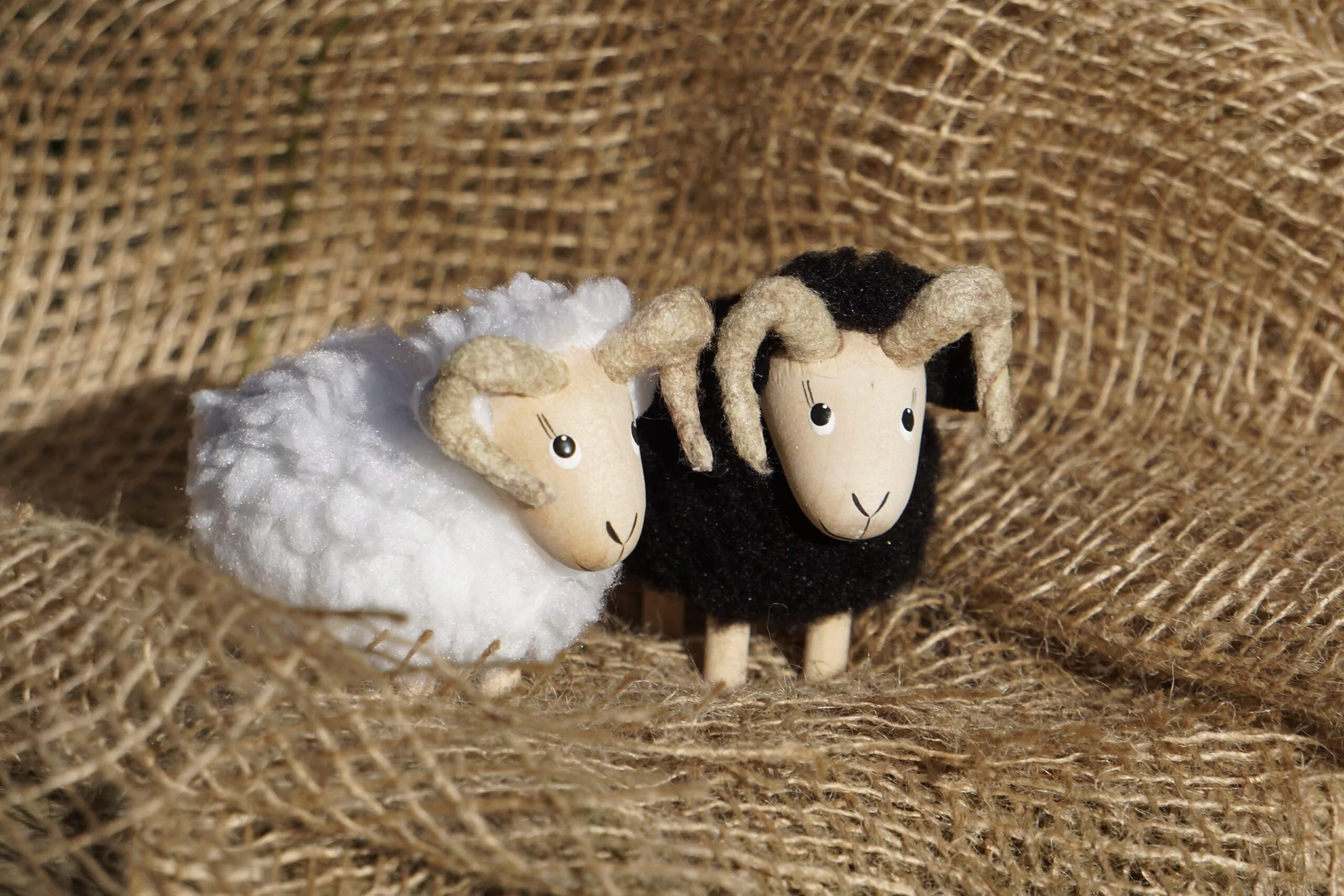 Schafböckchen, handgefertigt