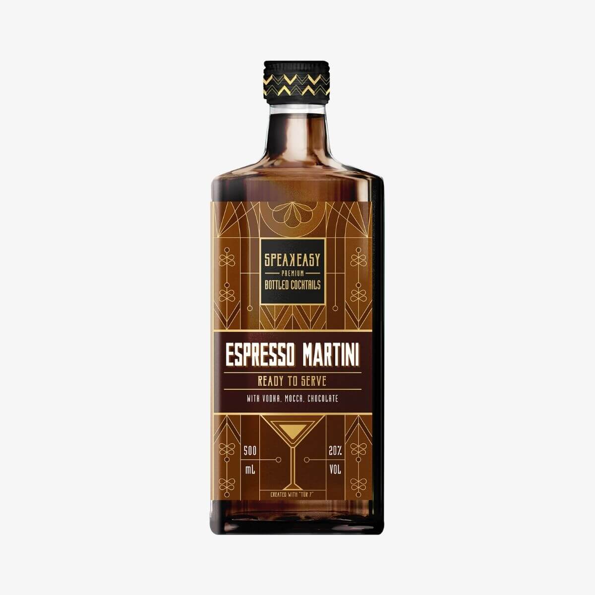 Speakeasy Espresso Martini Bottled Cocktail 20% Vol. 0,5L