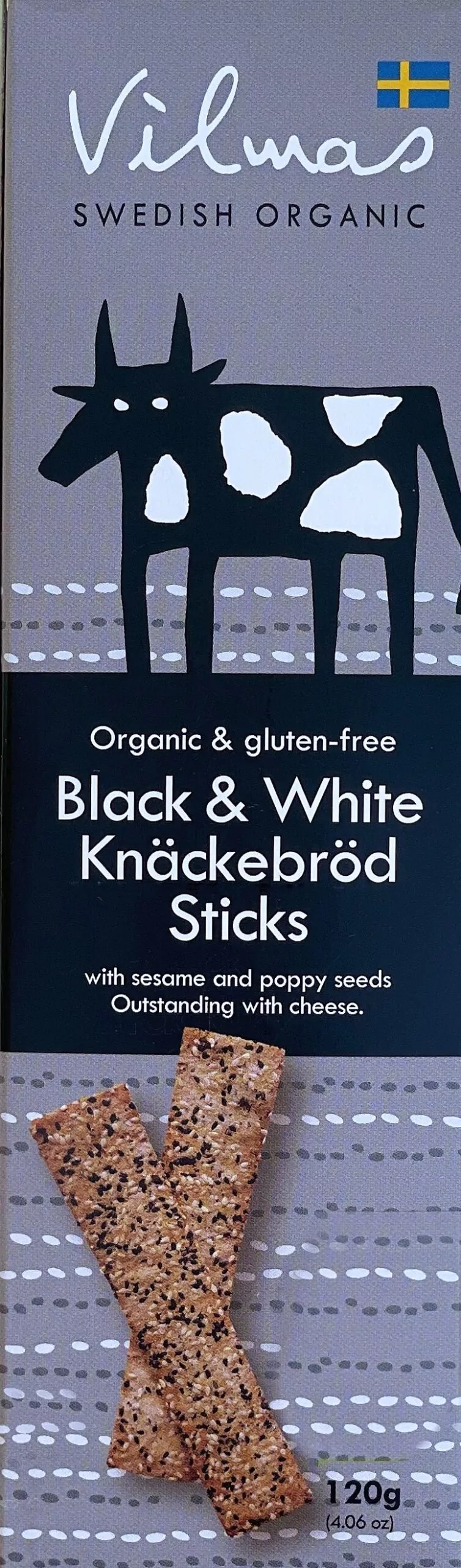 Vilmas Black & White Knäckebrotsticks – Bild 2