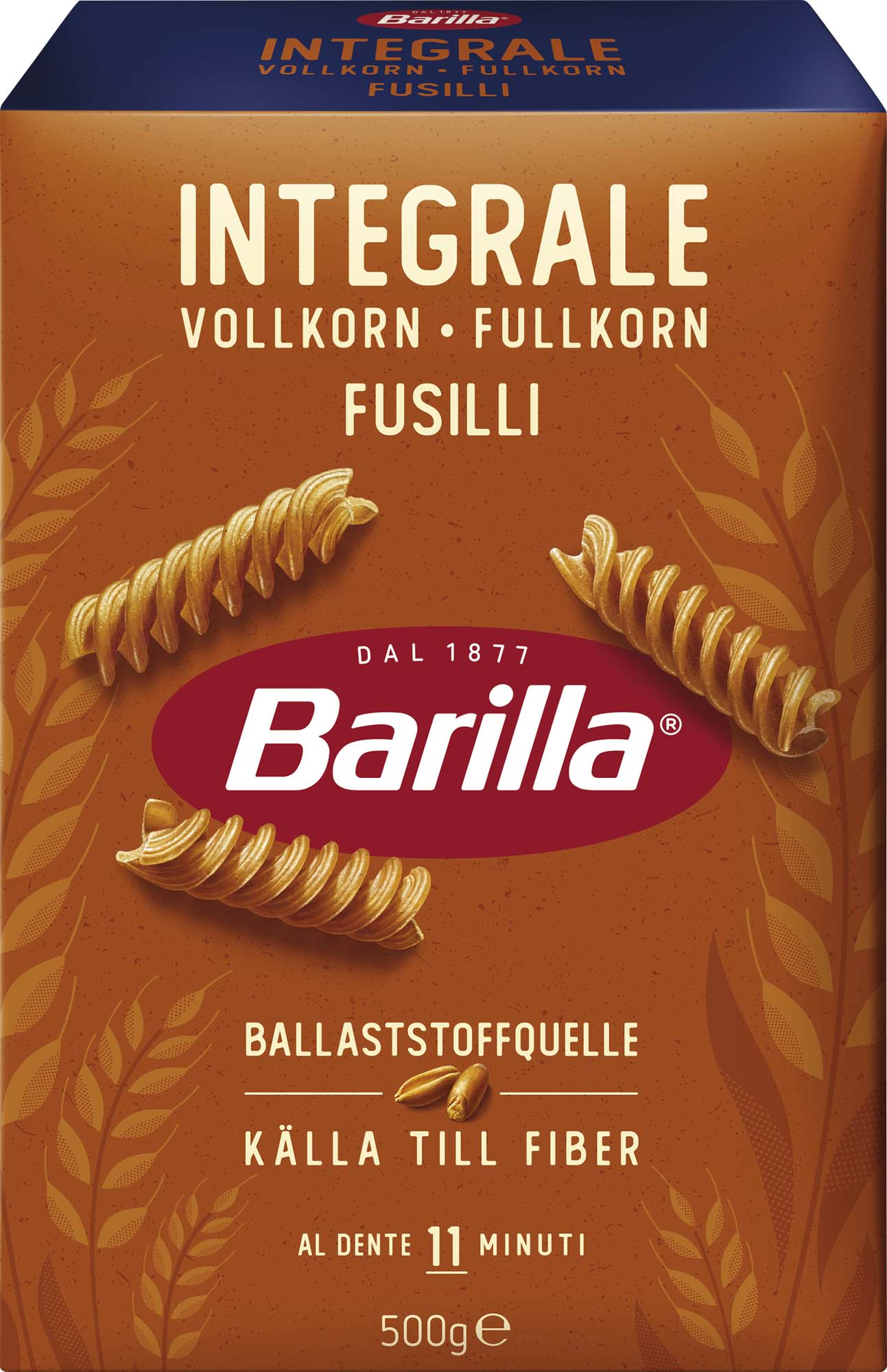 Barilla Integrale Vollkorn Fusilli 500g – Bild 2