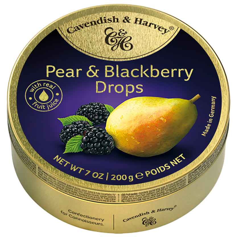Cavendish & Harvey Pear & Blackberry Drops 175g – Bild 2