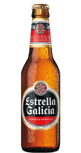 Estrella Galicia 5,5% Vol. 24 x 33 cl EW Flasche Spanien – Bild 2