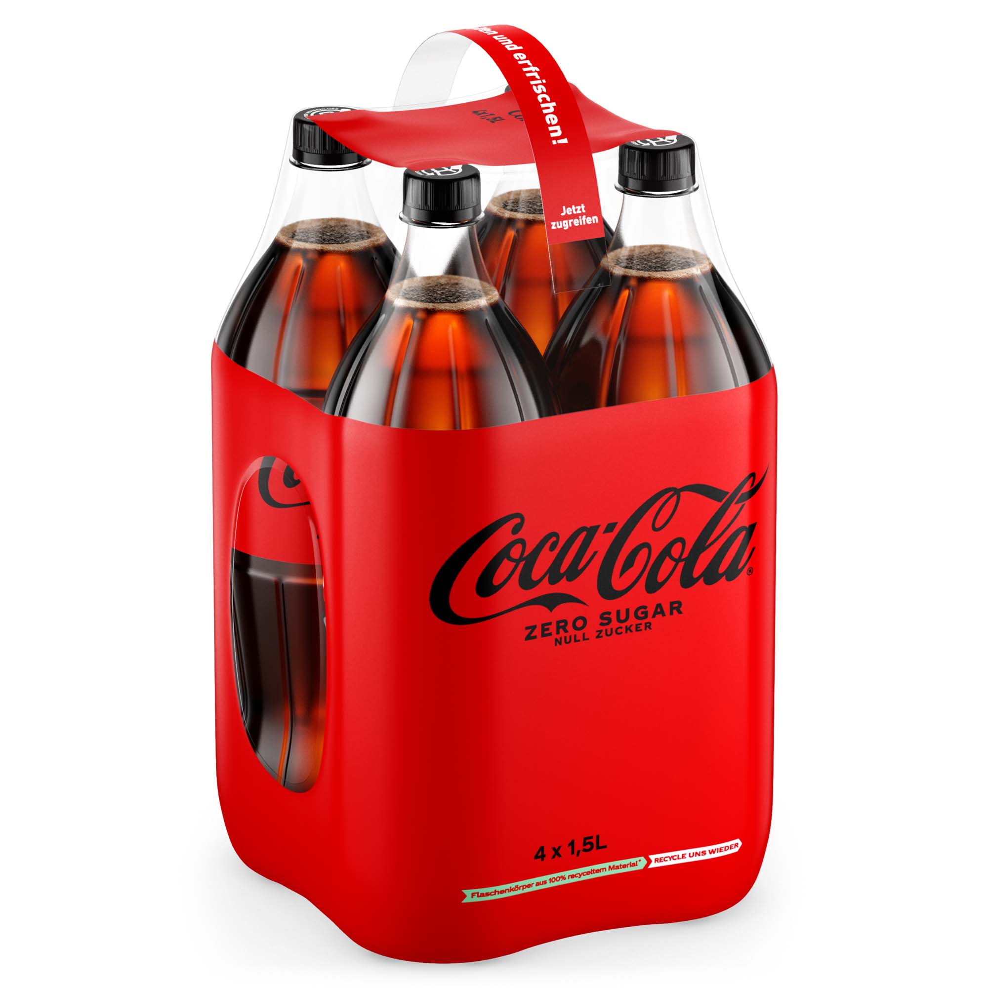 Coca-Cola Zero PET EW 4×1,5l – Bild 2