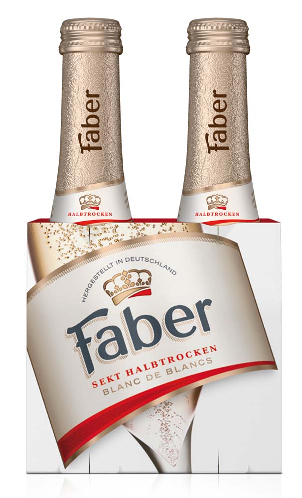 Faber Sekt halbtrocken 2×0,2l – Bild 2