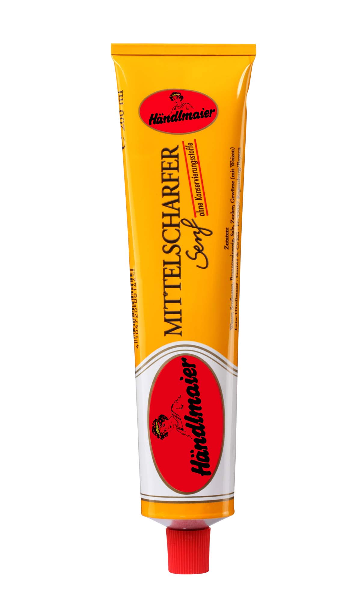 Händlmaier mittelscharfer Senf Tube 200ml