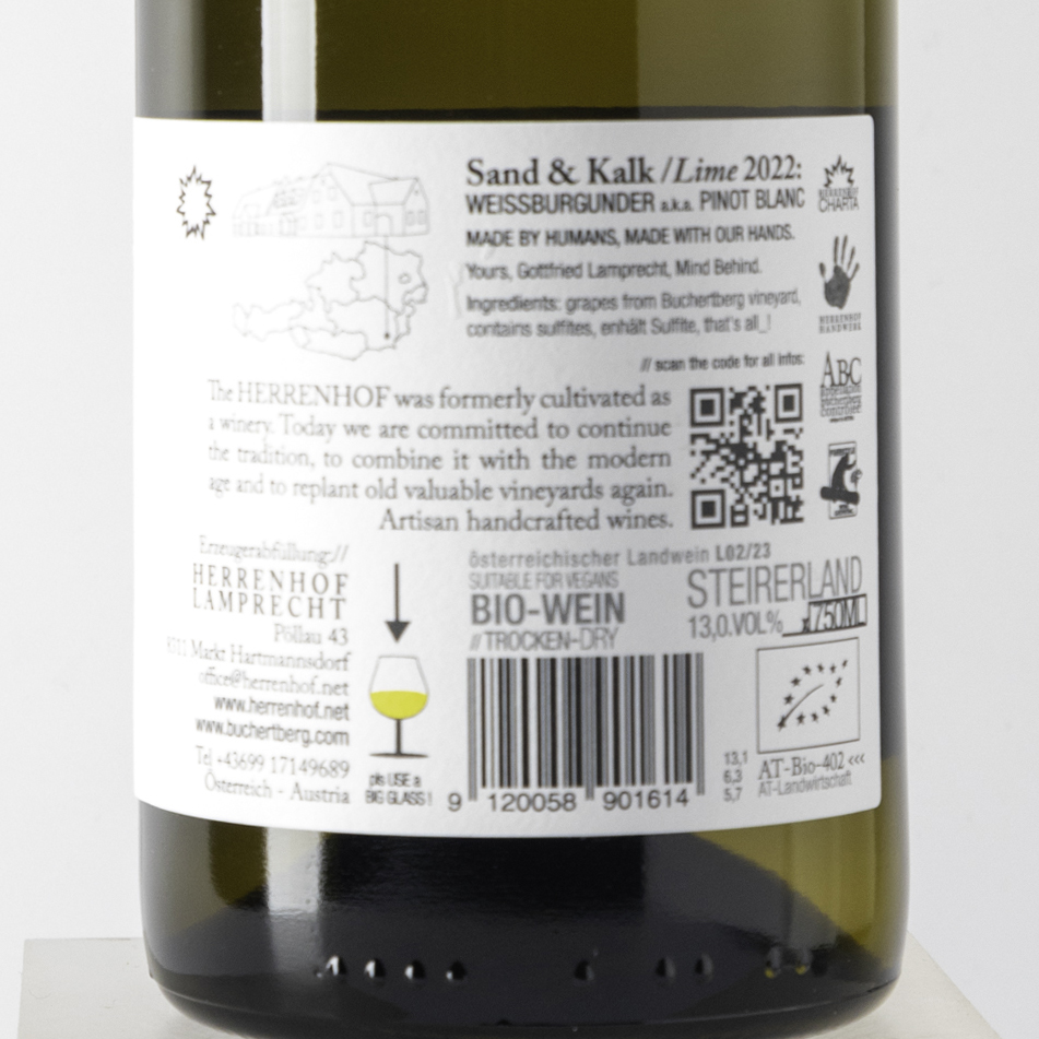 Weissburgunder “Sand & Kalk” – Bild 3