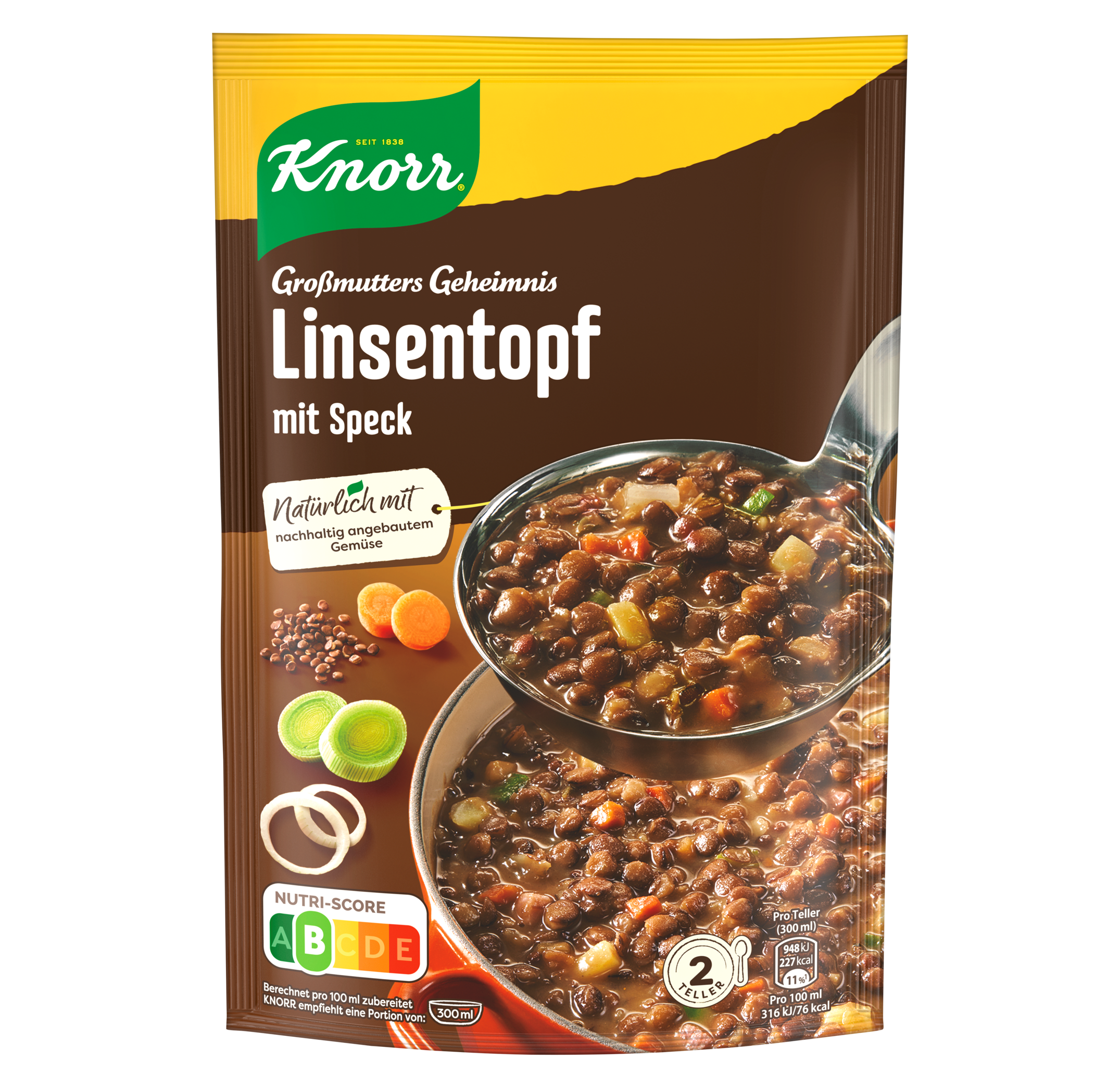Knorr Großmutters Geheimnis Linseneintopf 122 g