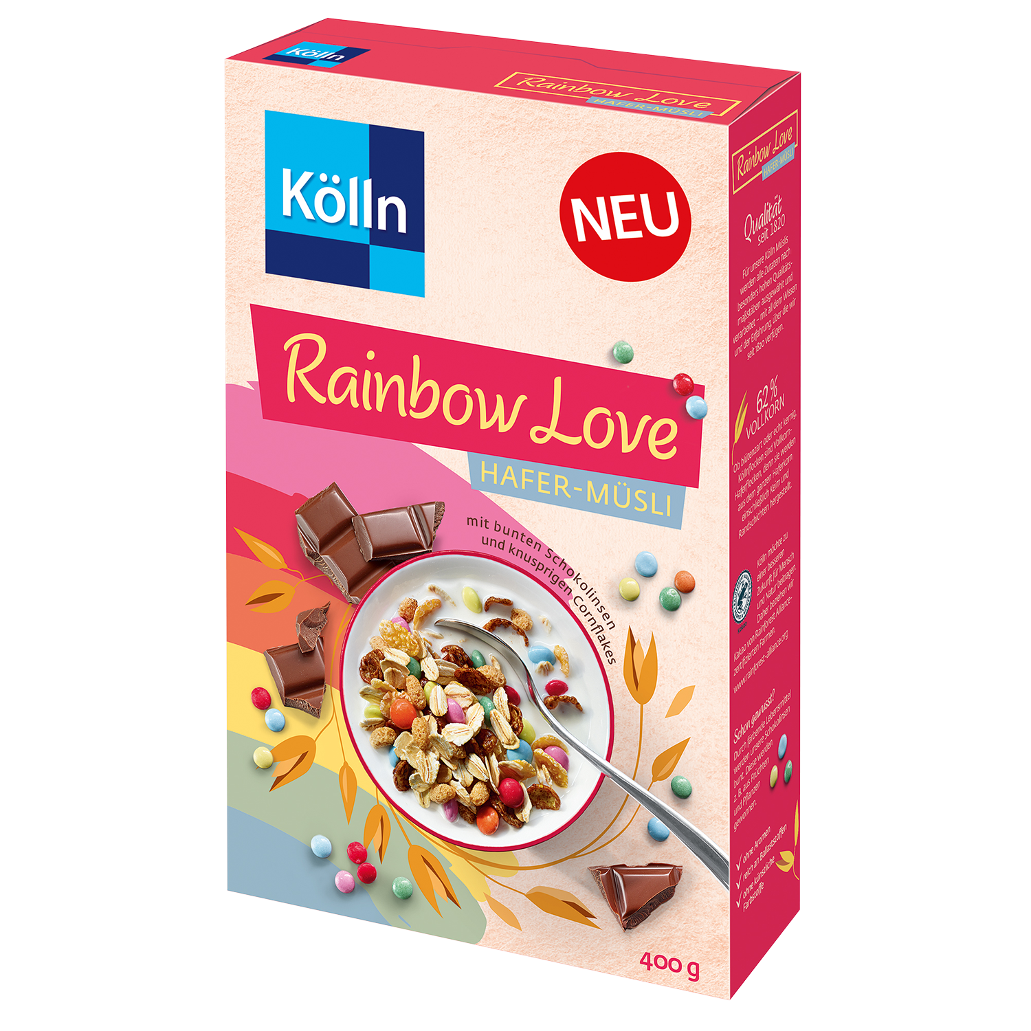Kölln Rainbow Love Hafer-Müsli 400g – Bild 2