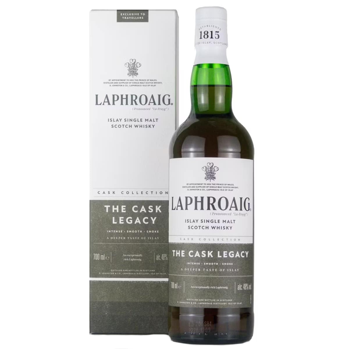 Laphroaig – The Cask Legacy – 1st Fill Ex-Bourbon & European Oak – 48,0%